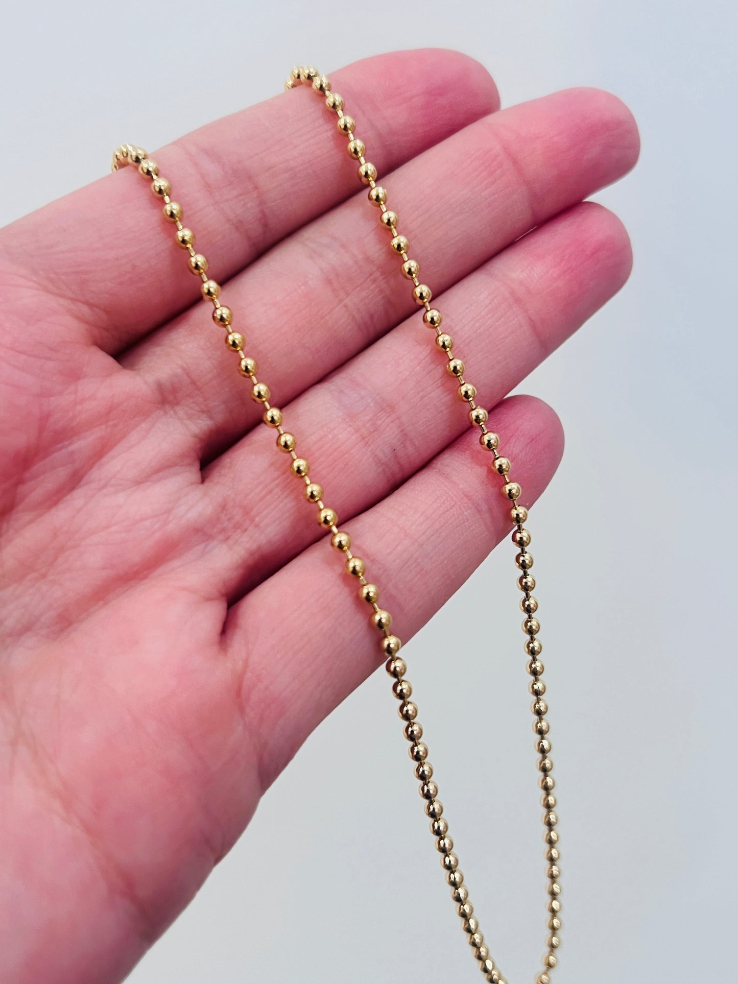 Gold Filled 1.5mm Ball Necklace