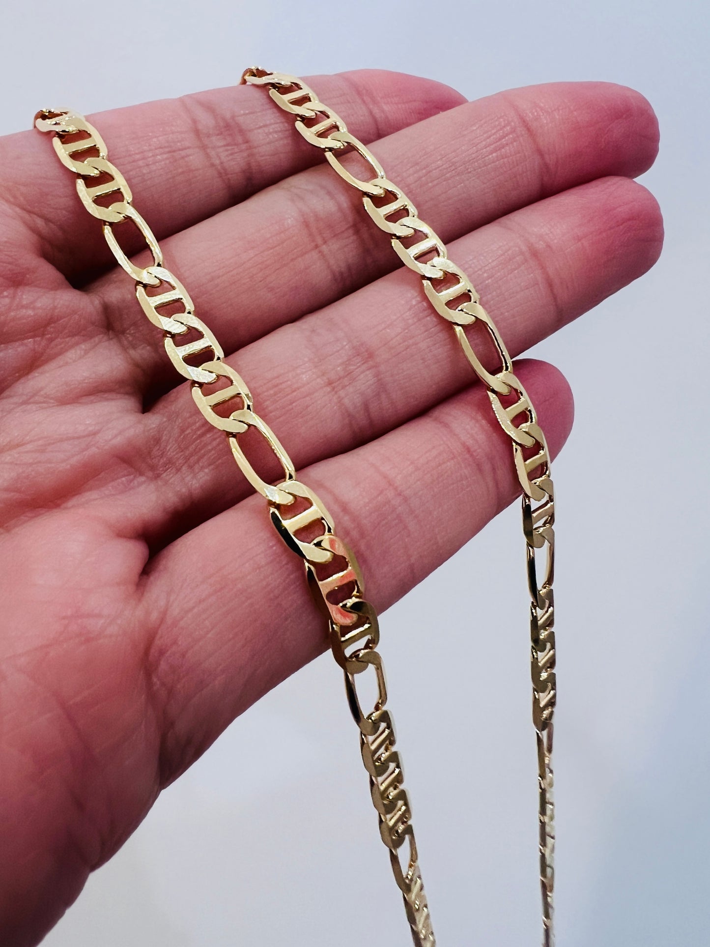 Gold Filled 4mm Mariner Necklace