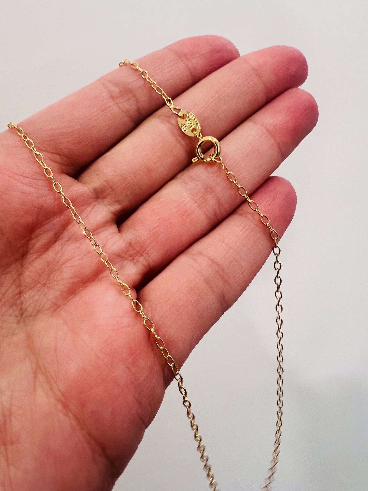 Gold Filled 1mm Cable Link Necklace