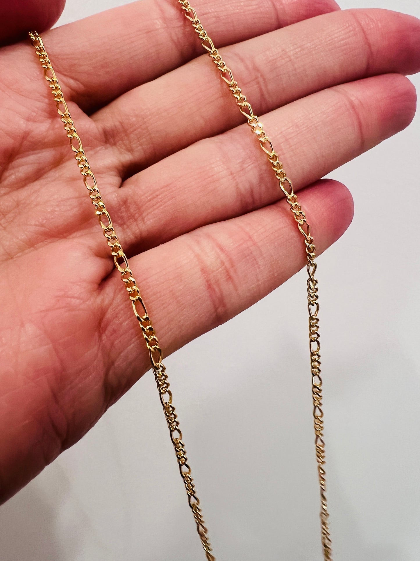 Gold Filled 1mm Figaro Necklace