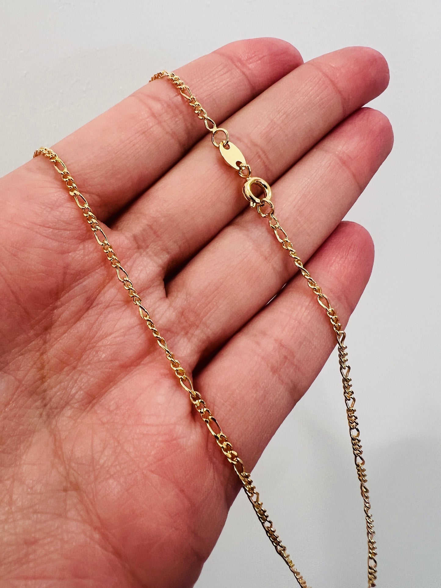 Gold Filled 1mm Figaro Necklace