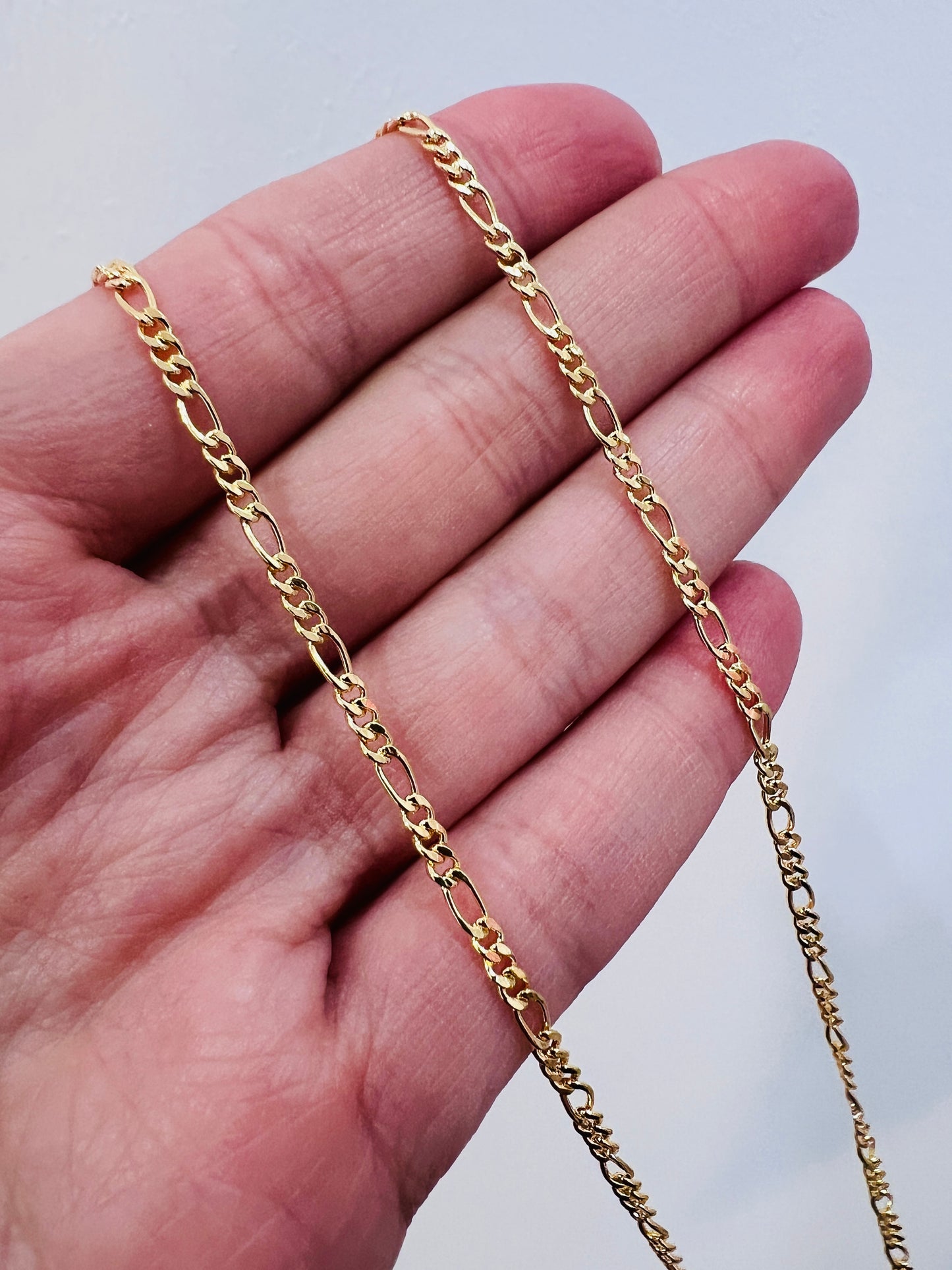 Gold Filled 2mm Figaro Necklace