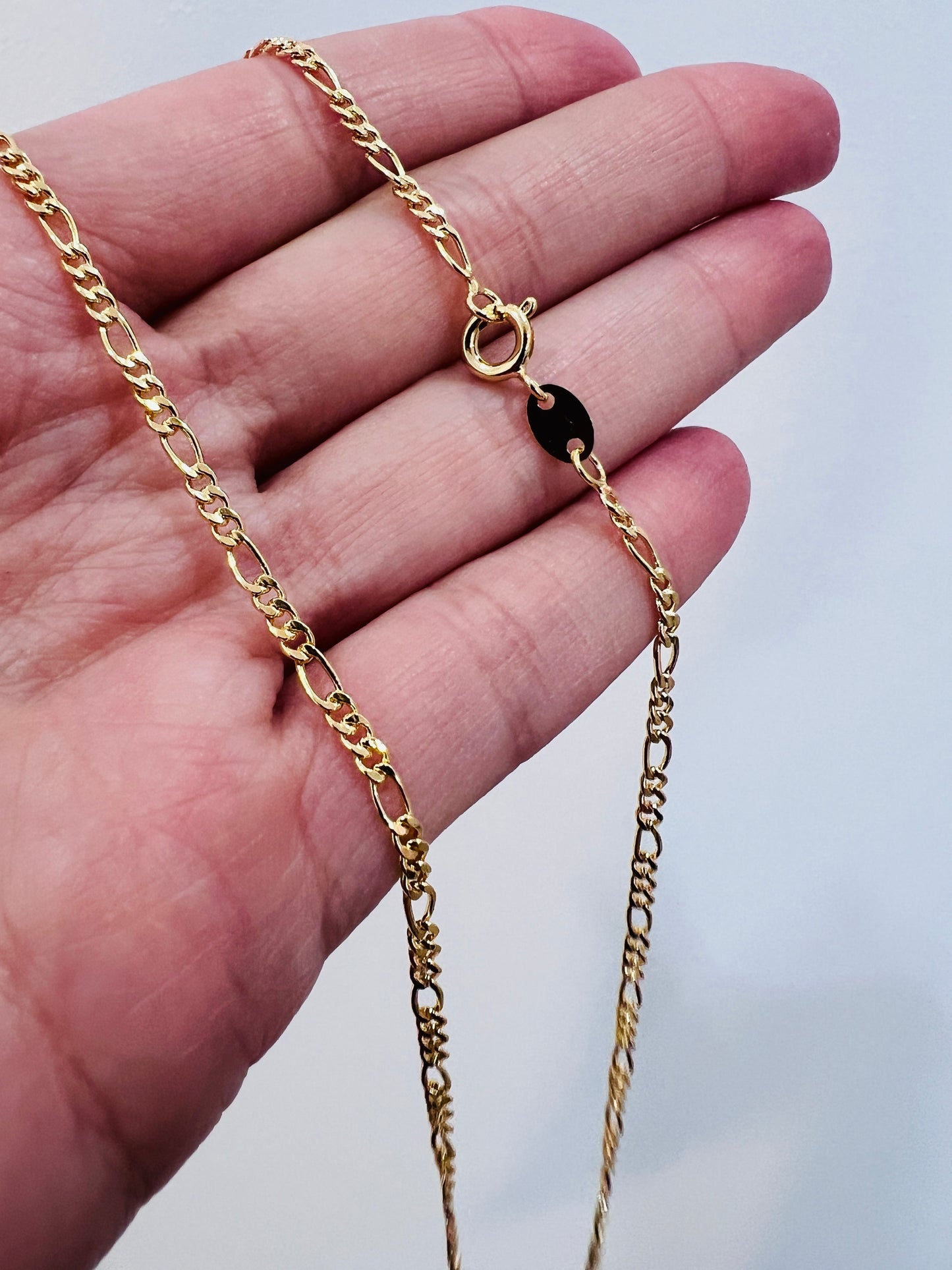 Gold Filled 2mm Figaro Necklace