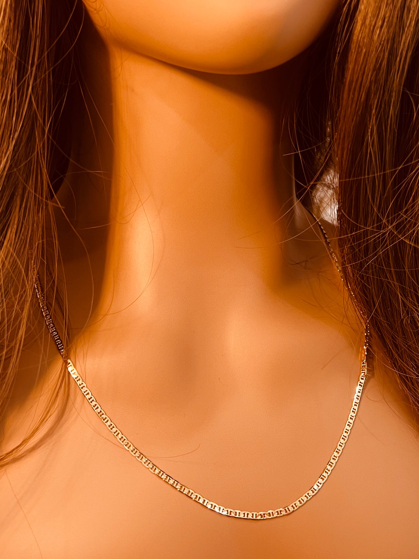 Gold Filled 2.2mm Mariner Link Necklace