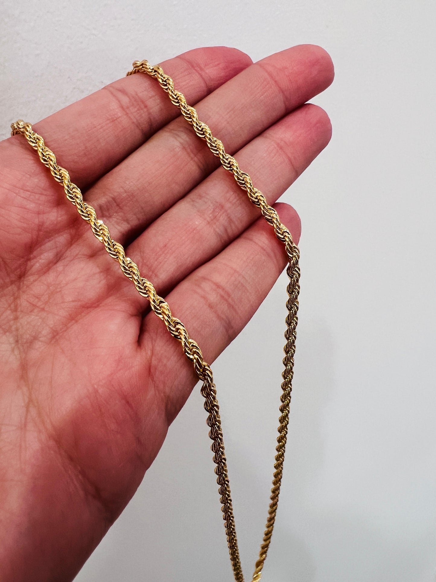 Gold Filled 4mm Rope Chain