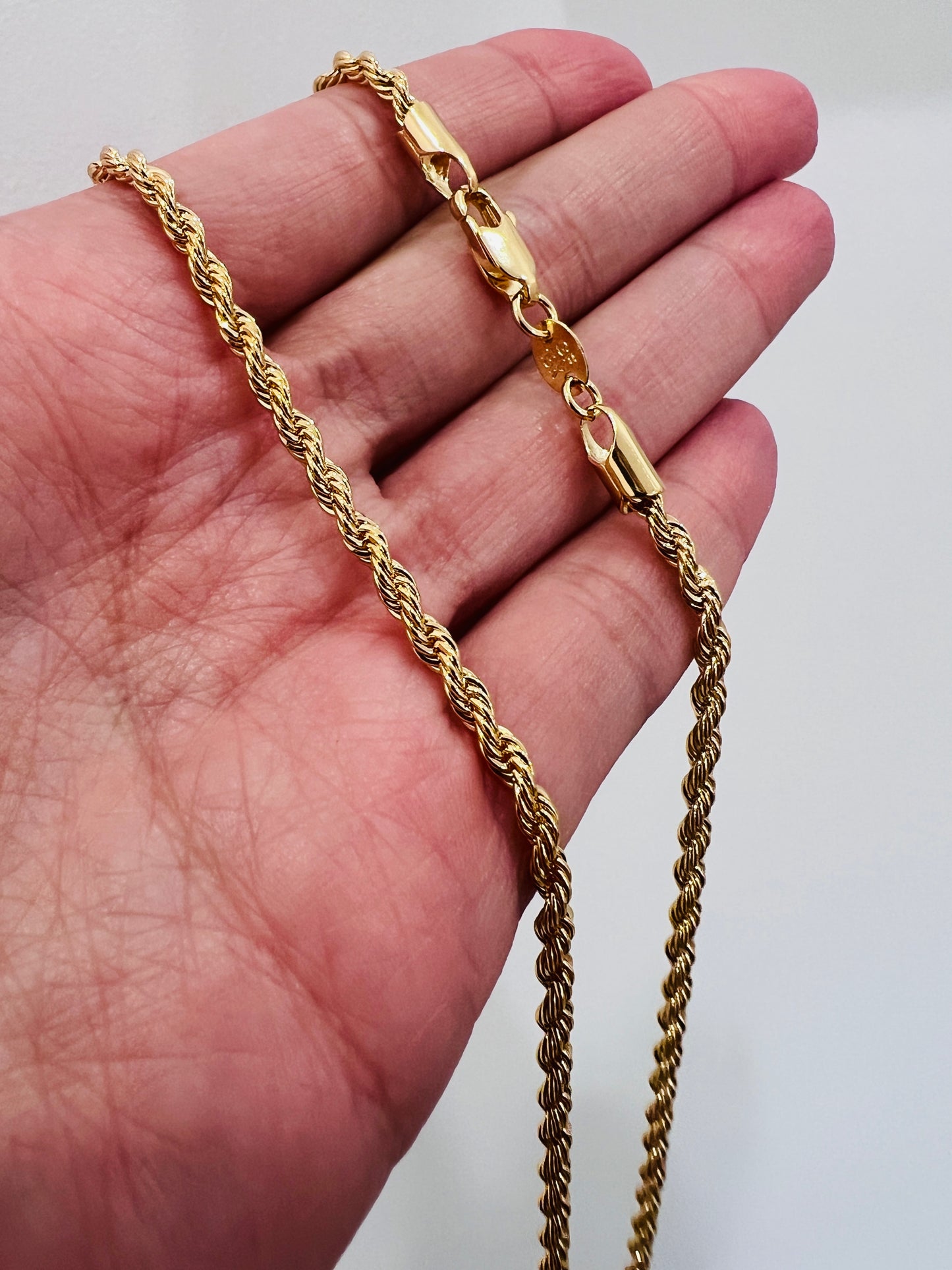 Gold Filled 4mm Rope Chain