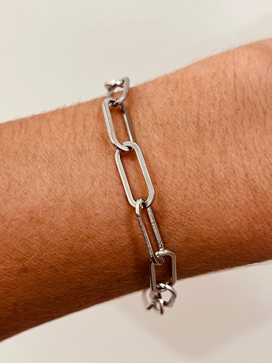 Stainless Steel 6mm Paperclip Bracelet