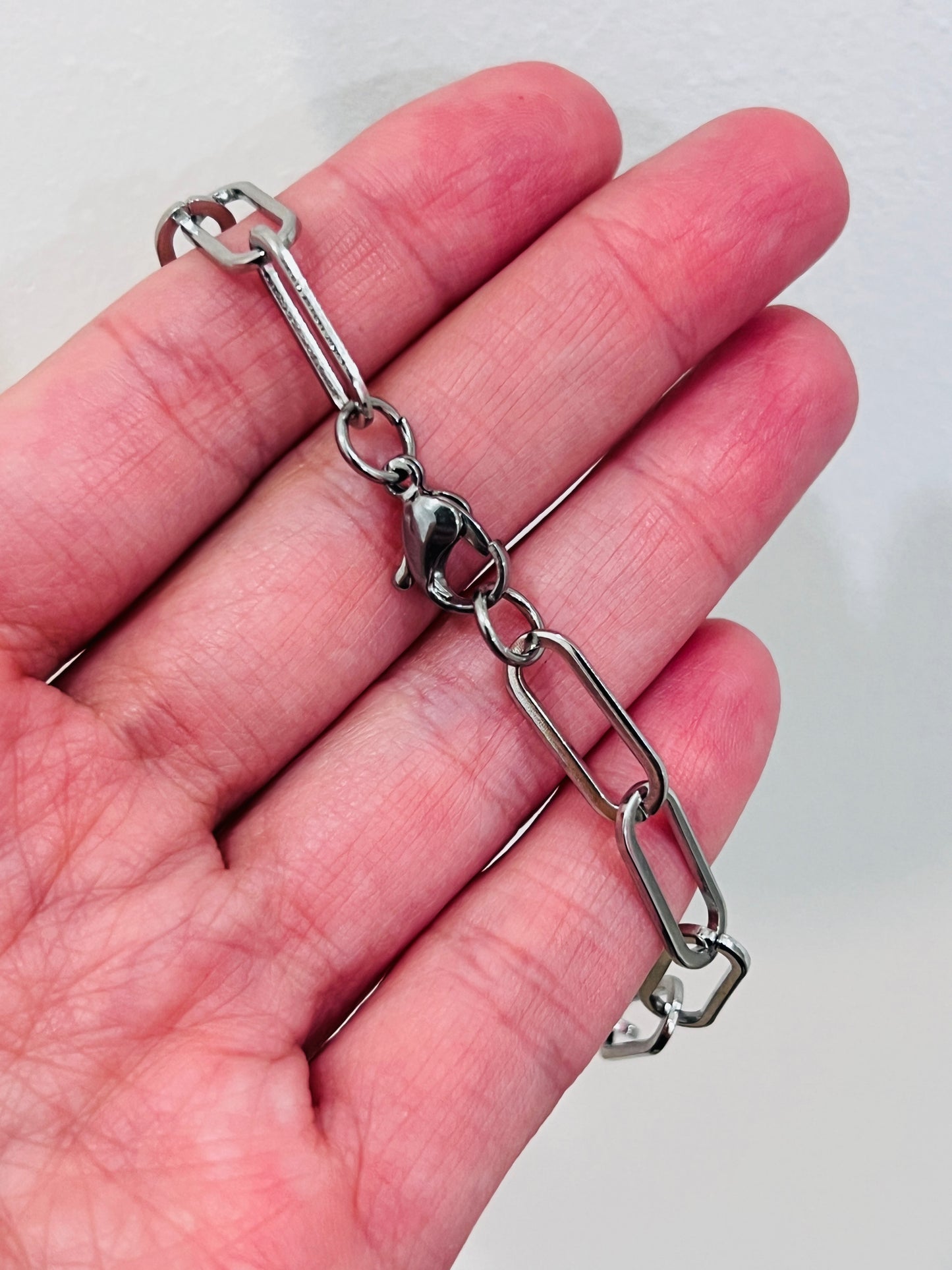 Stainless Steel 6mm Paperclip Bracelet