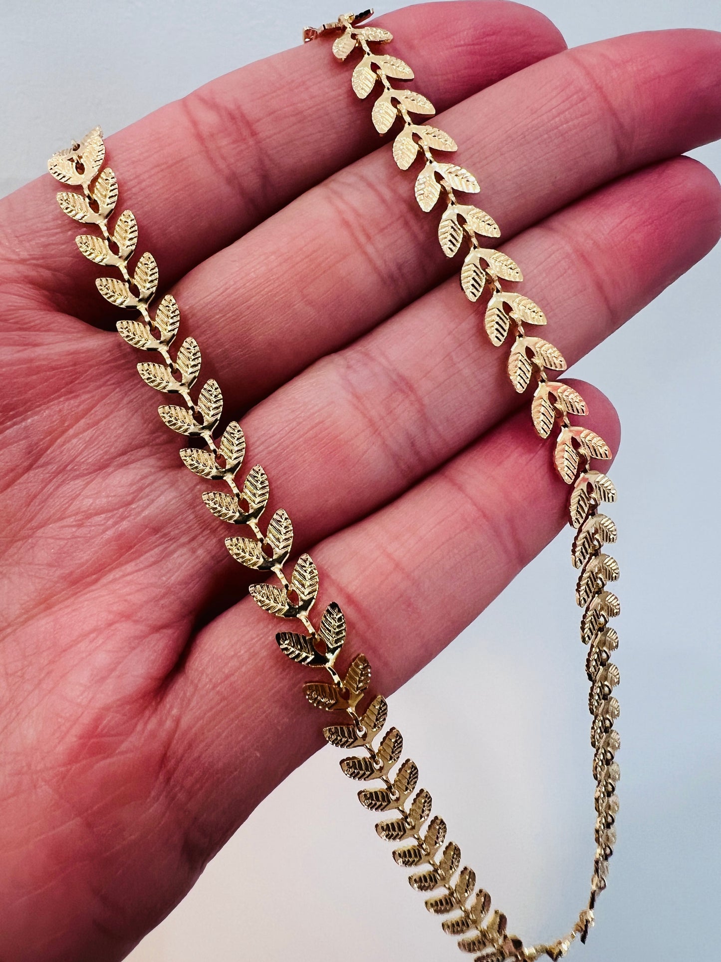 Gold Filled Chevron Necklace