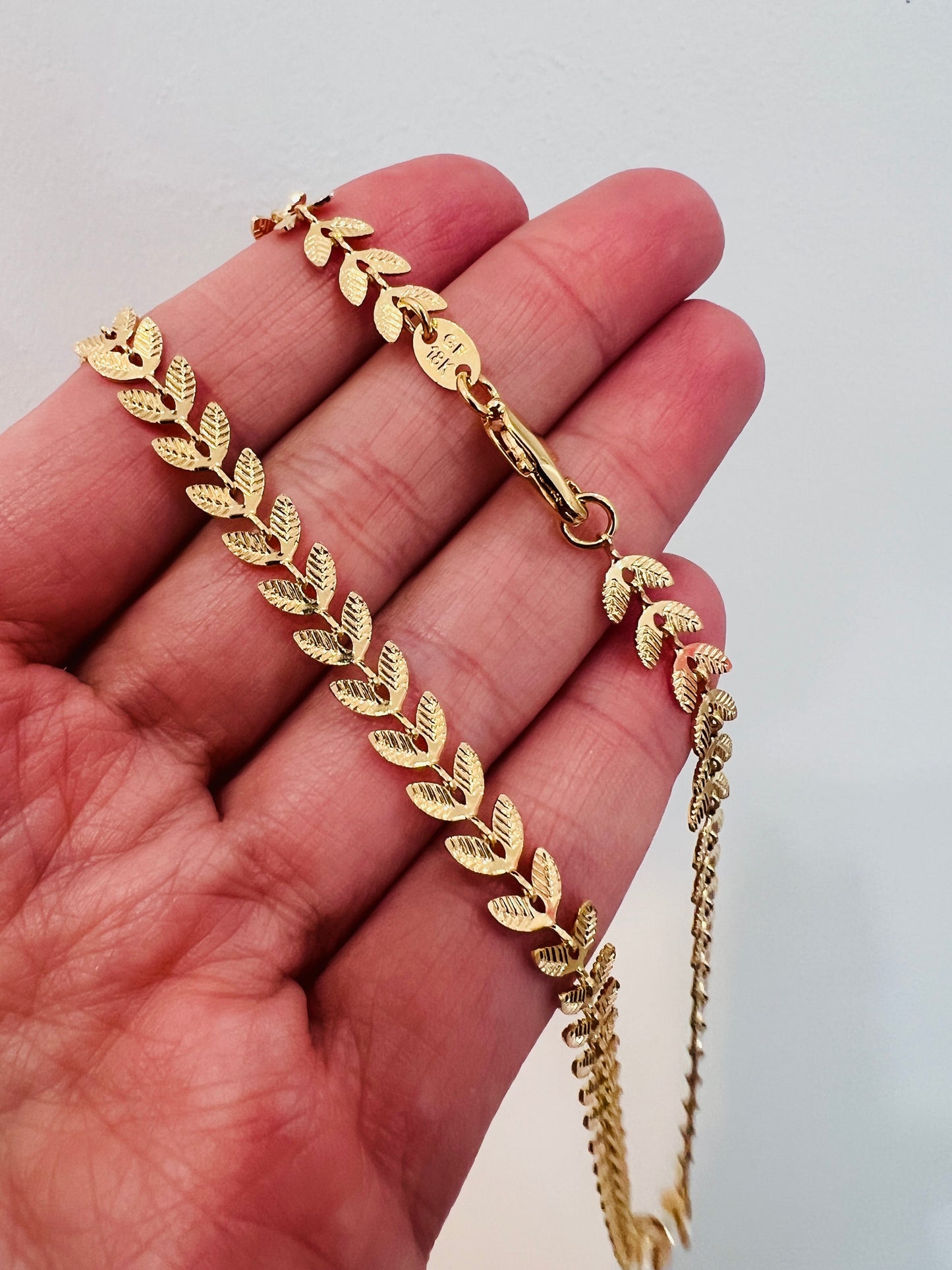 Gold Filled Chevron Necklace