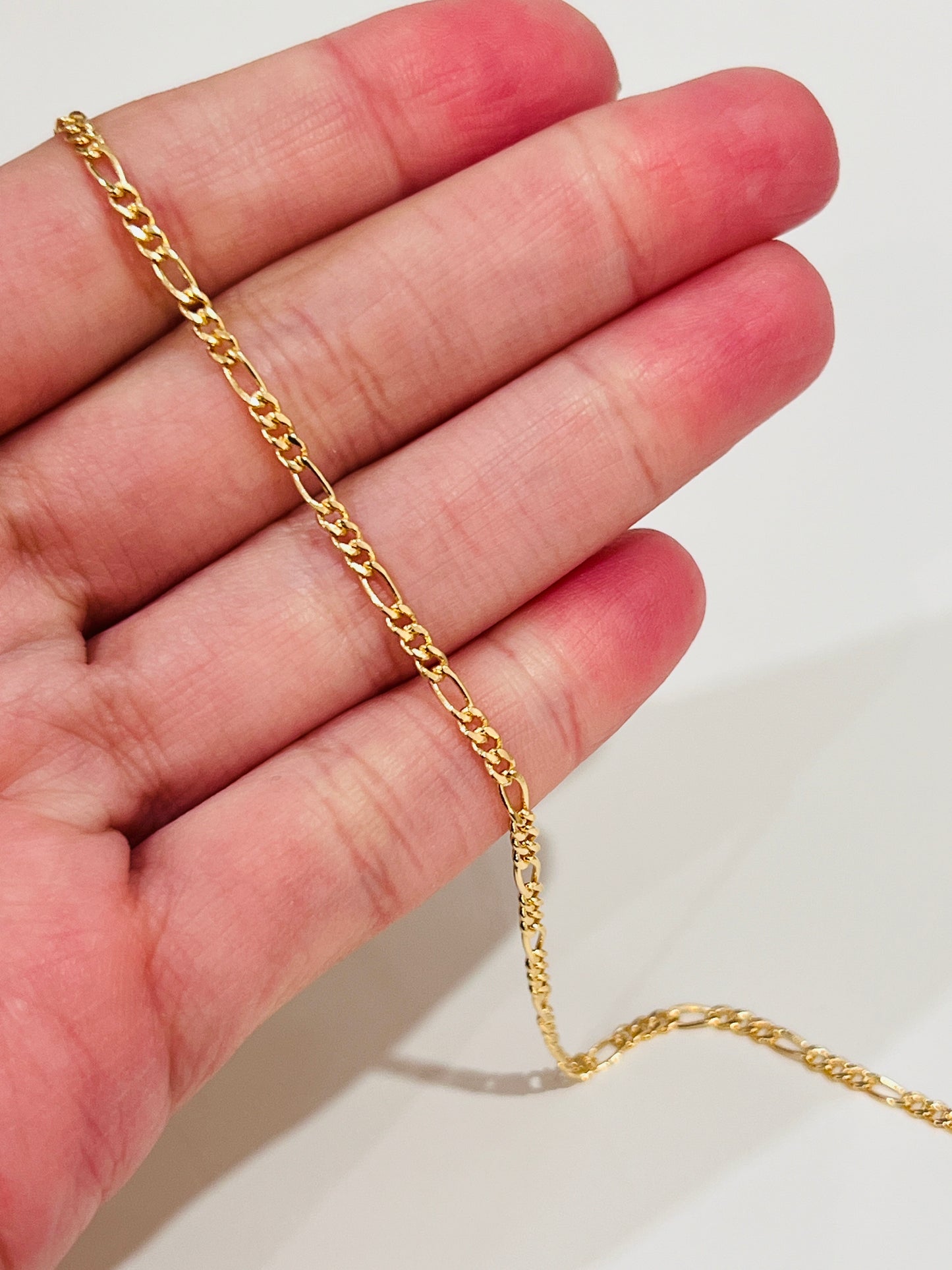 Gold Filled 1mm Figaro Bracelet