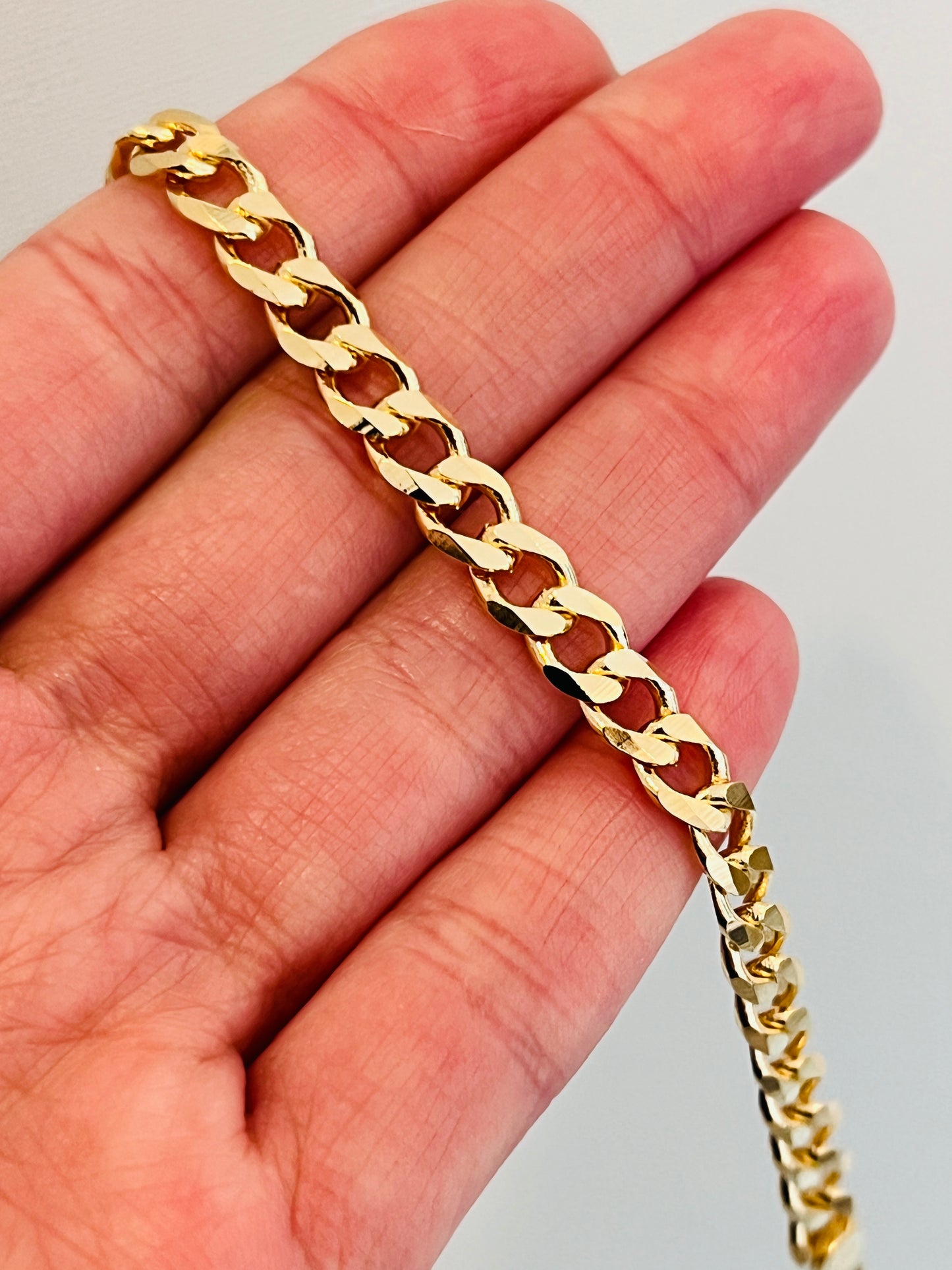 Gold Filled 5mm Curb Bracelet