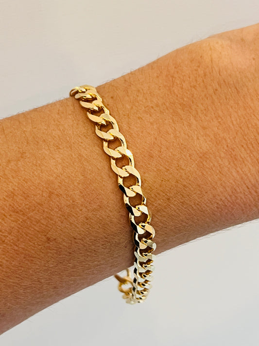 Gold Filled 5mm Curb Bracelet