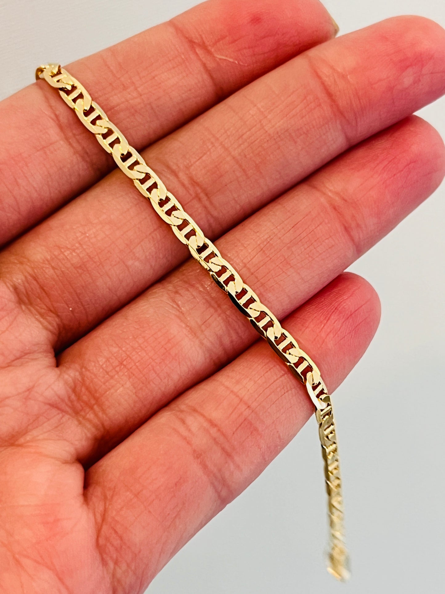 Gold Filled 2.5mm Mariner Link Bracelet