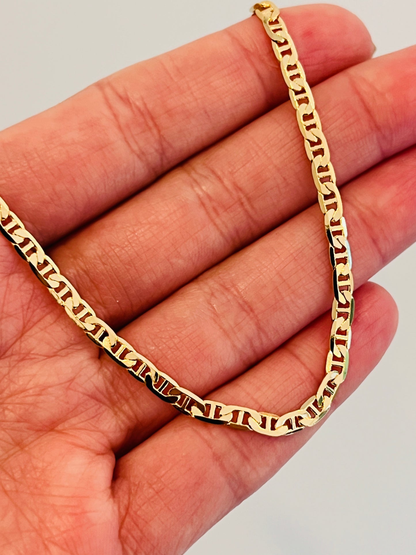 Gold Filled 2.5mm Mariner Link Bracelet