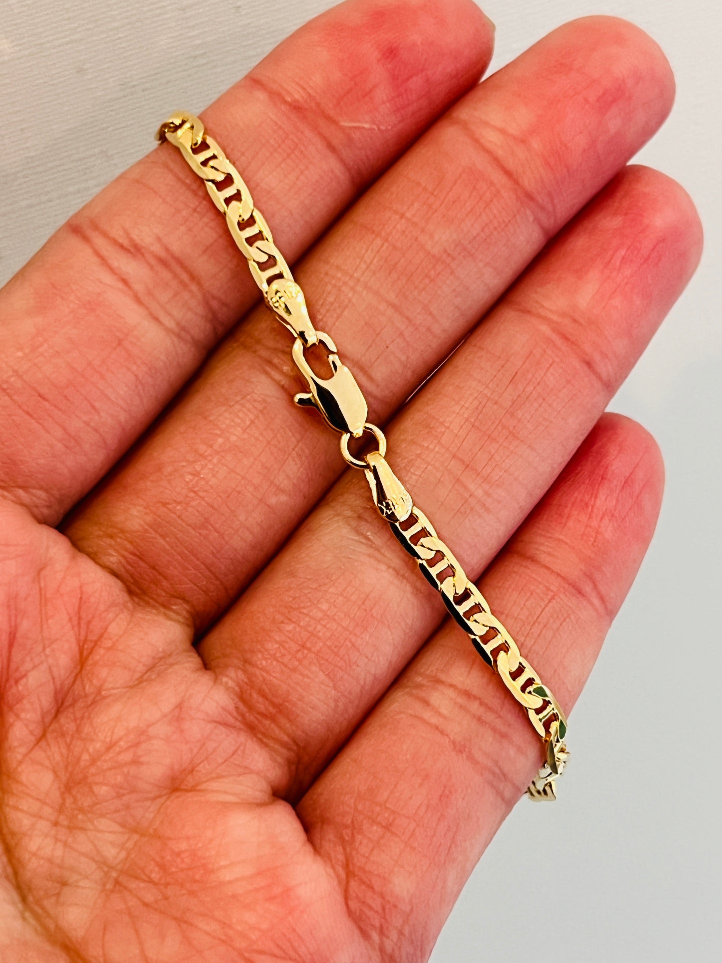 Gold Filled 2.5mm Mariner Link Bracelet