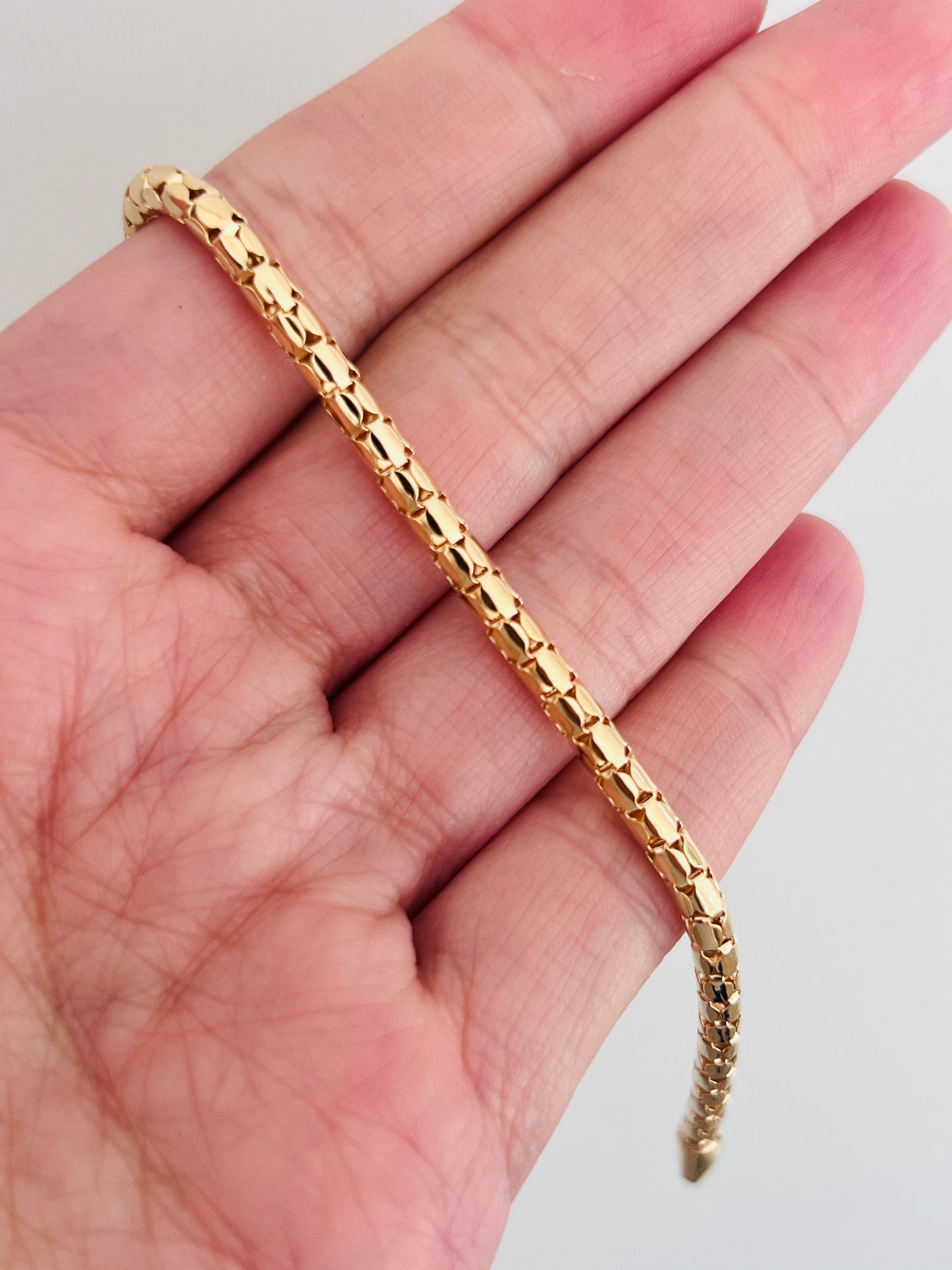 Gold Filled 2.5mm Serpentine Bracelet