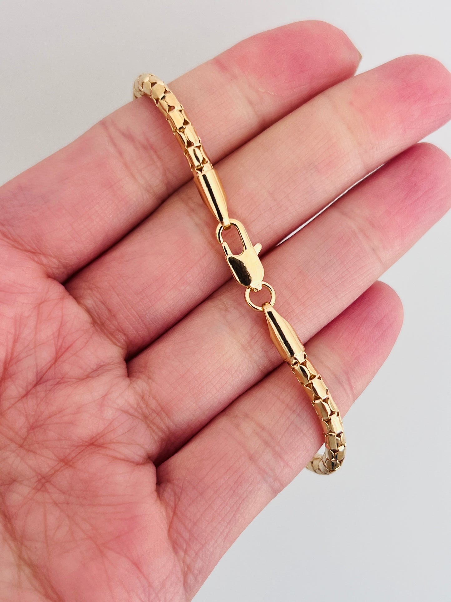 Gold Filled 2.5mm Serpentine Bracelet