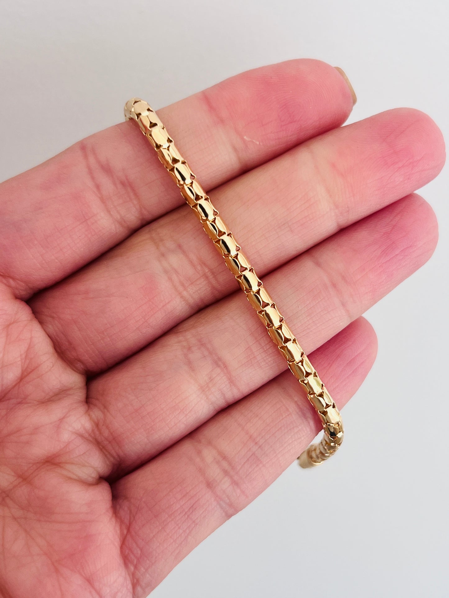 Gold Filled 2.5mm Serpentine Bracelet