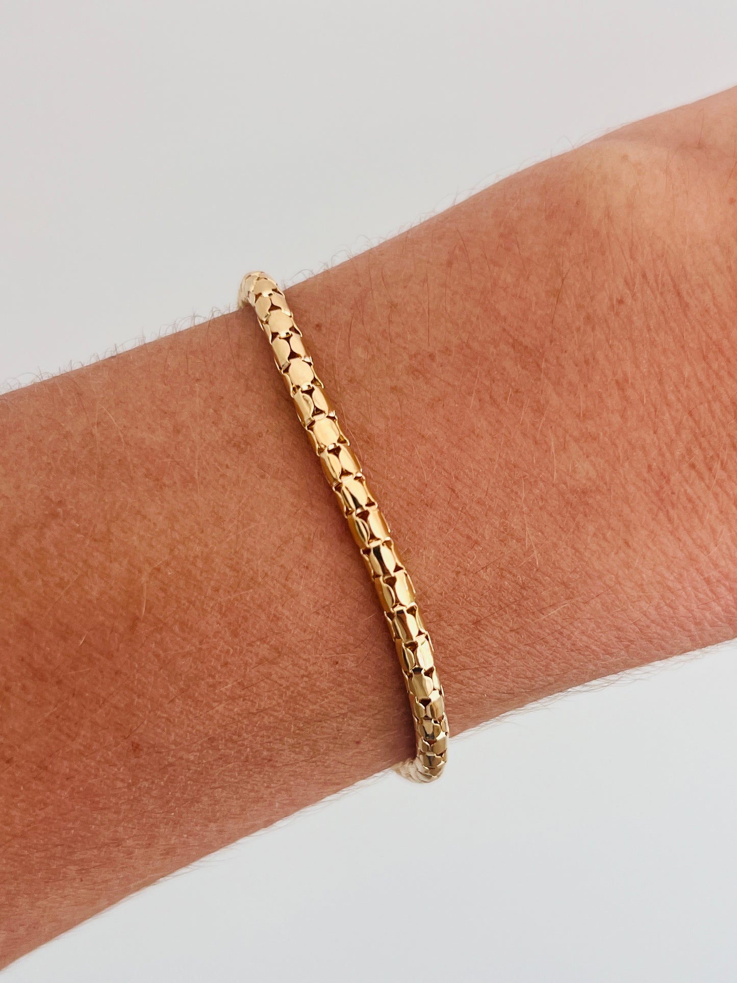 Gold Filled 2.5mm Serpentine Bracelet