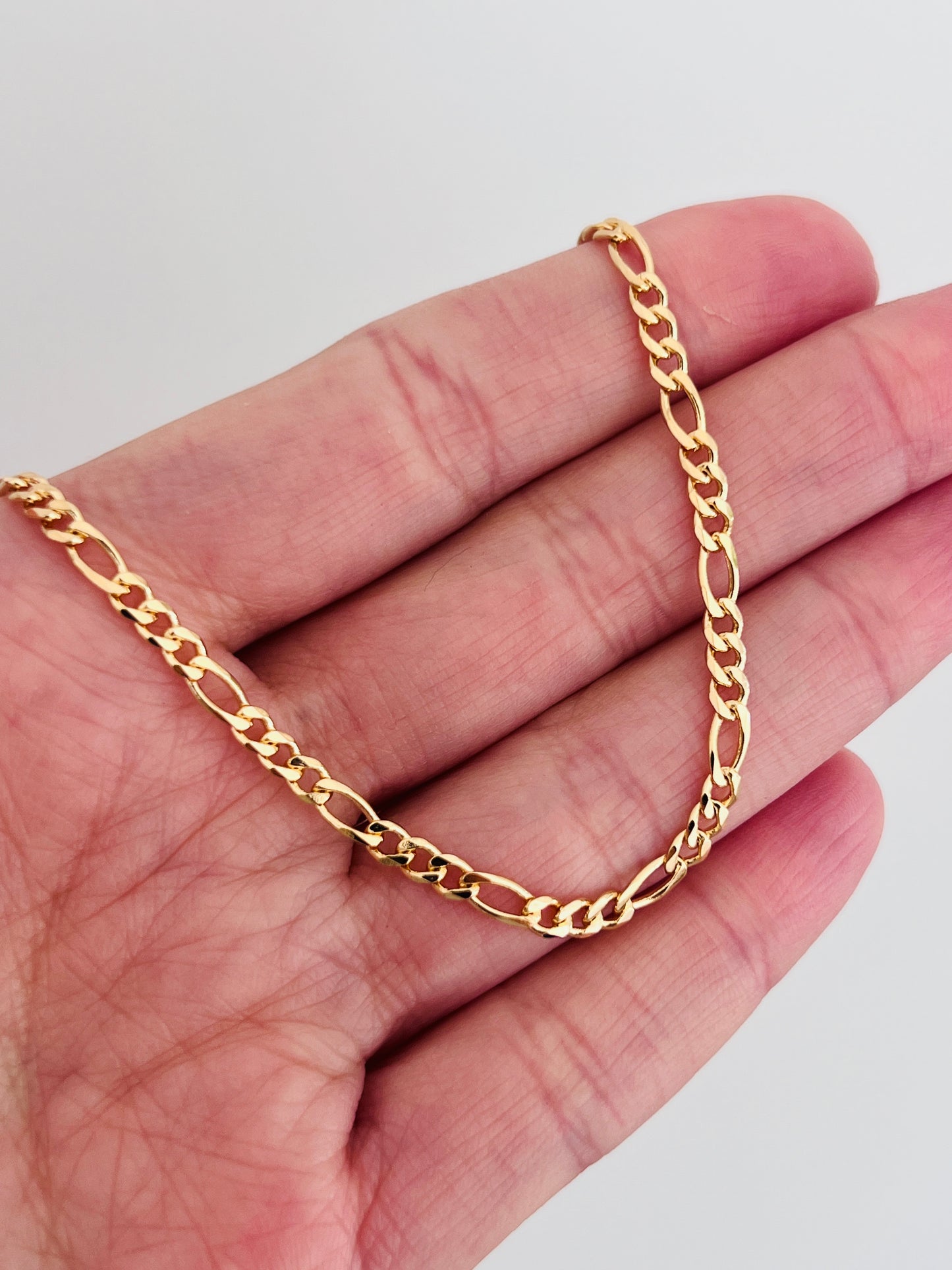 Gold Filled 3mm Figaro Bracelet