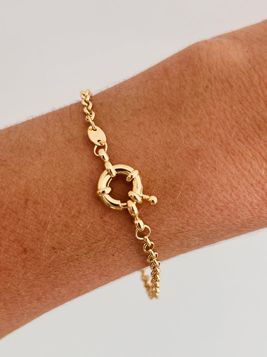 Gold Filled 2mm Cable Bracelet