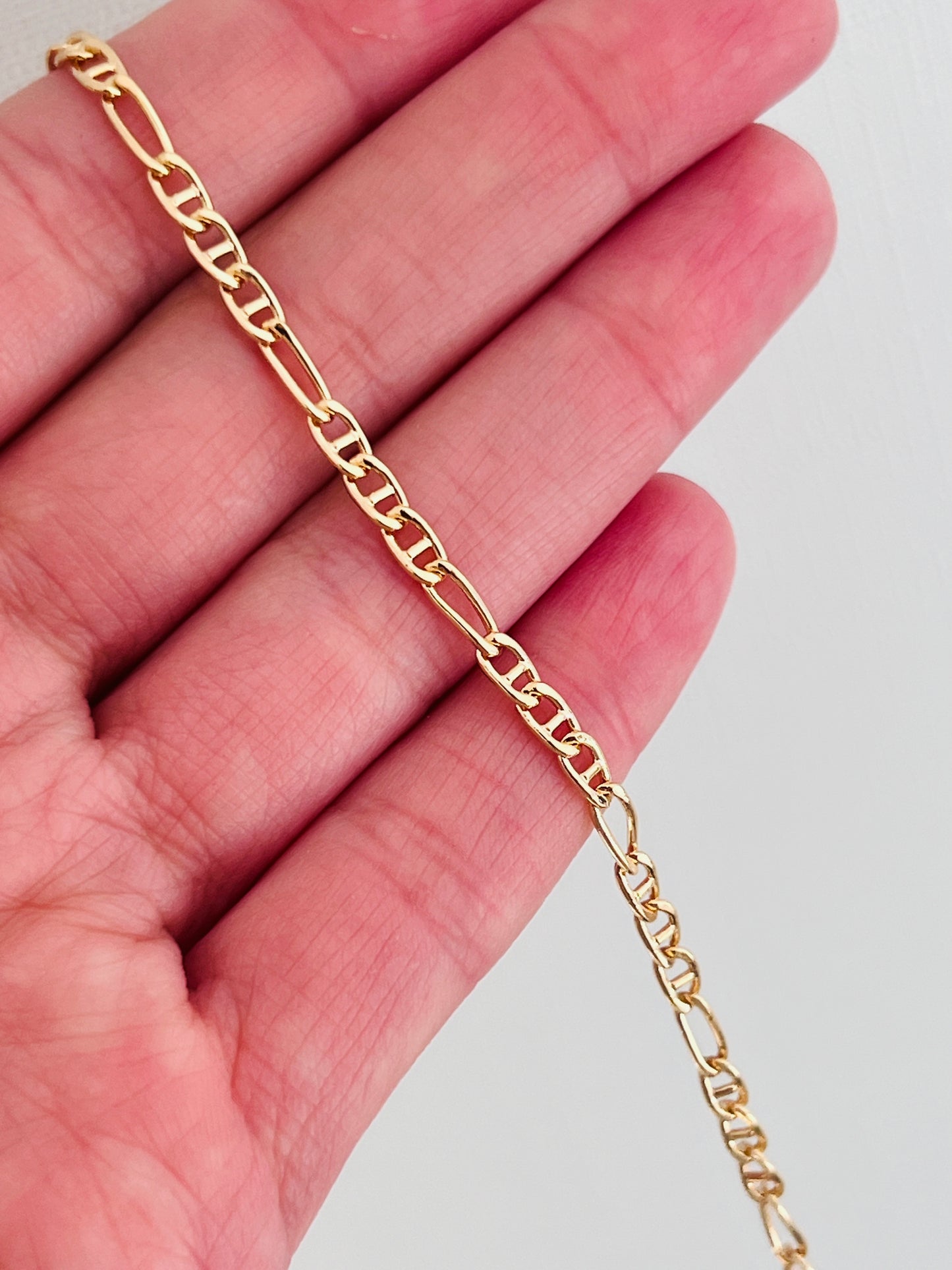 Gold Filled 2.5mm Mariner Bracelet