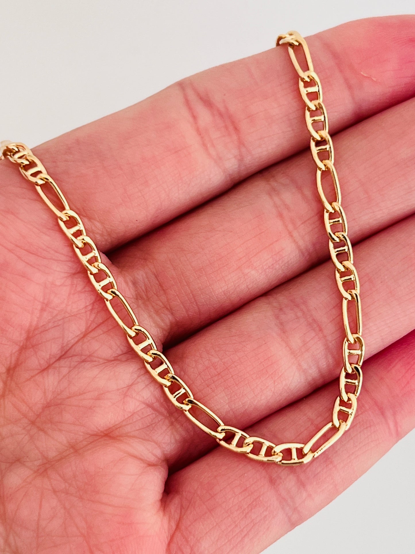 Gold Filled 2.5mm Mariner Bracelet