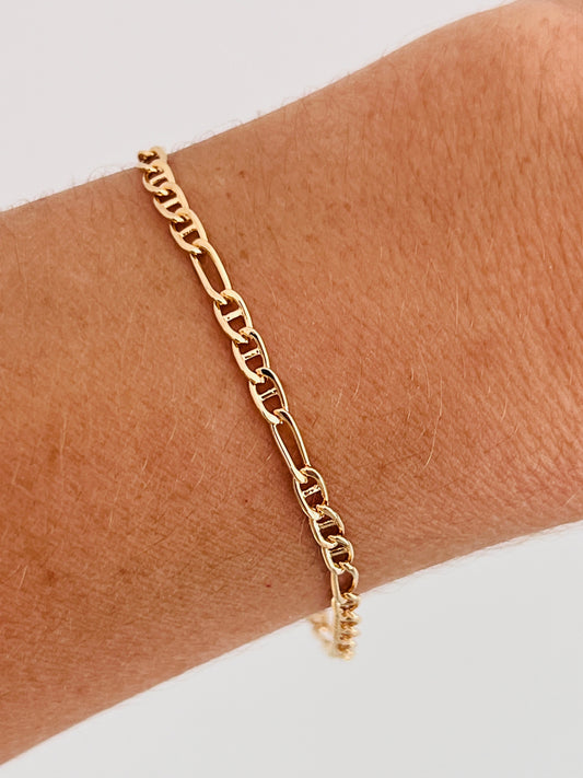 Gold Filled 2.5mm Mariner Bracelet