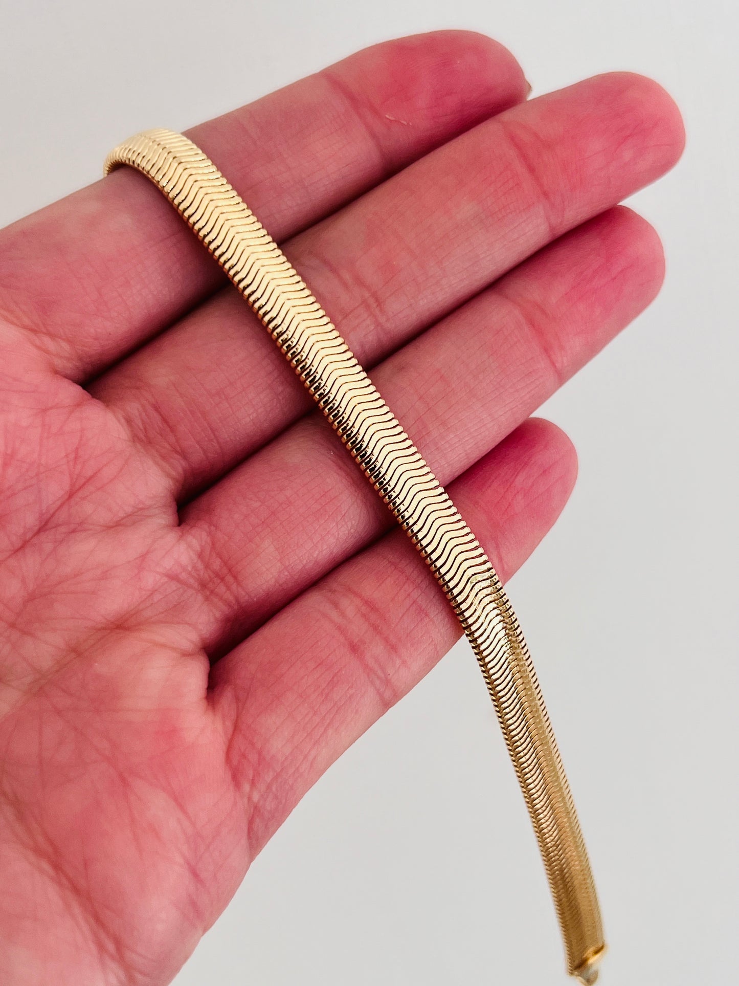 Gold Filled 6mm Magic Herringbone Bracelet