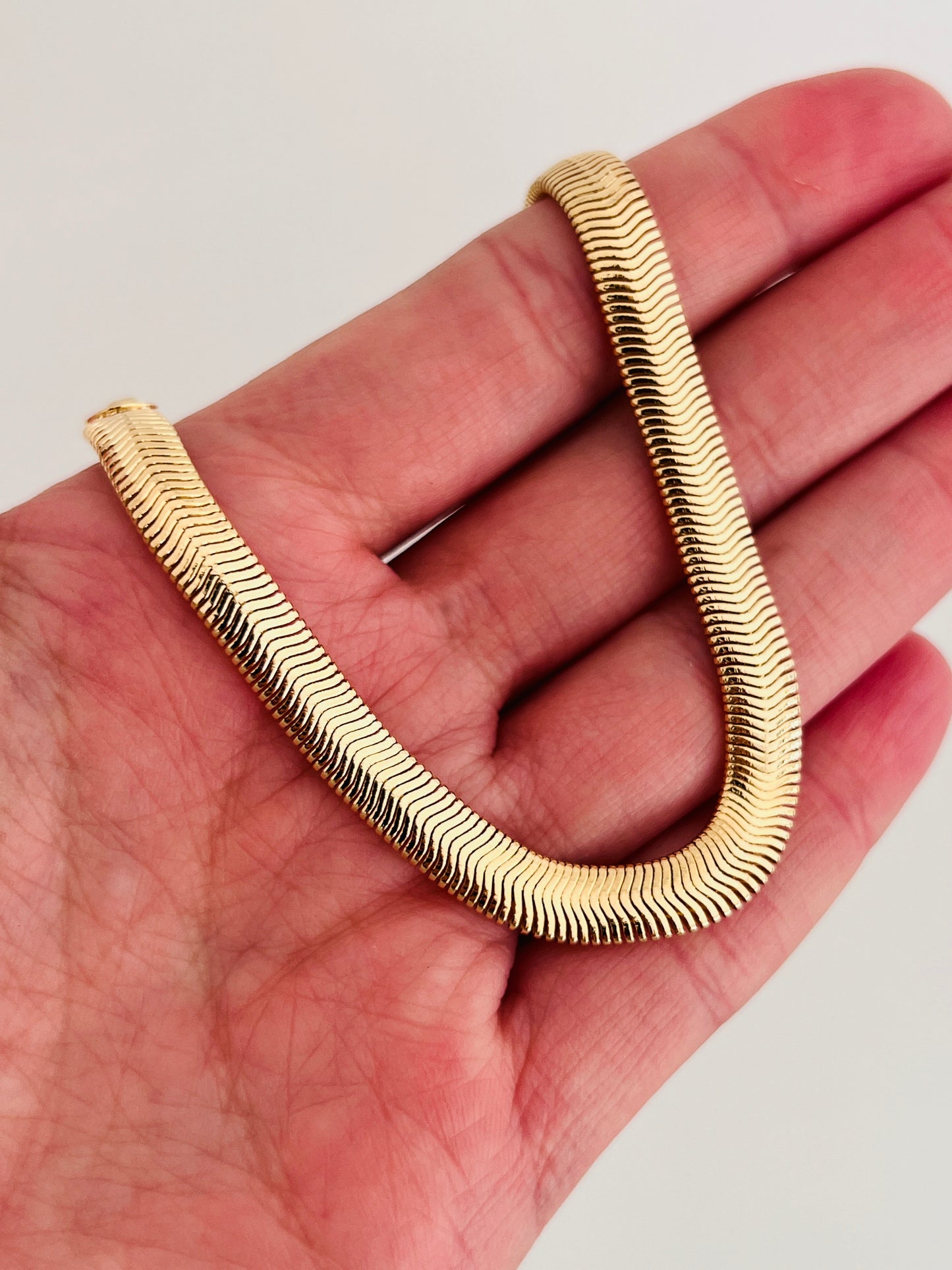 Gold Filled 6mm Magic Herringbone Bracelet