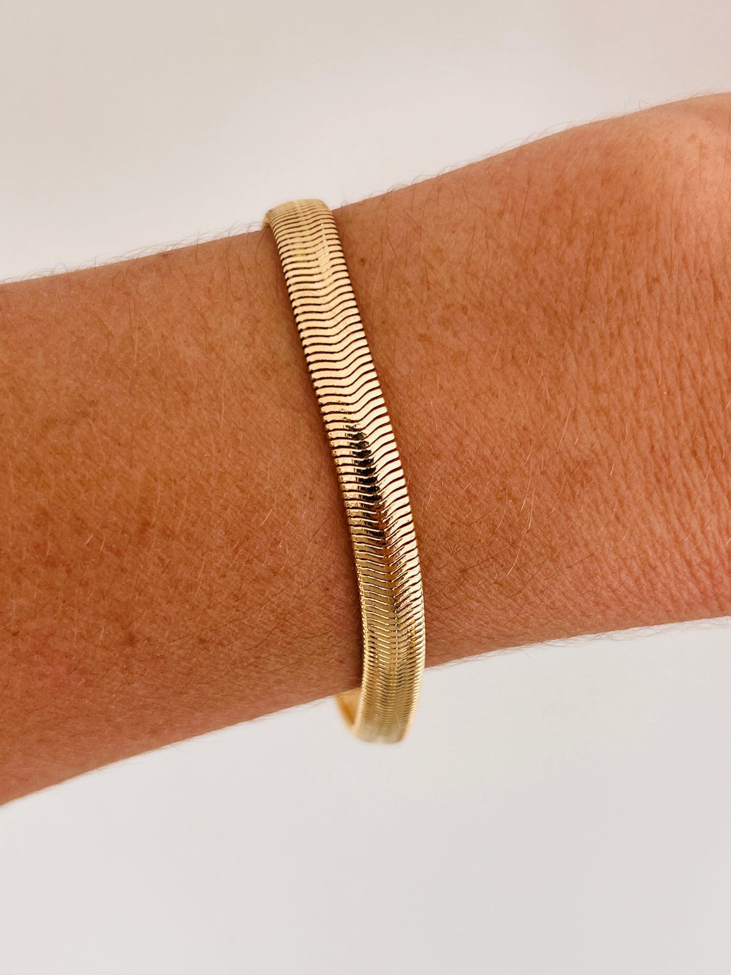 Gold Filled 6mm Magic Herringbone Bracelet