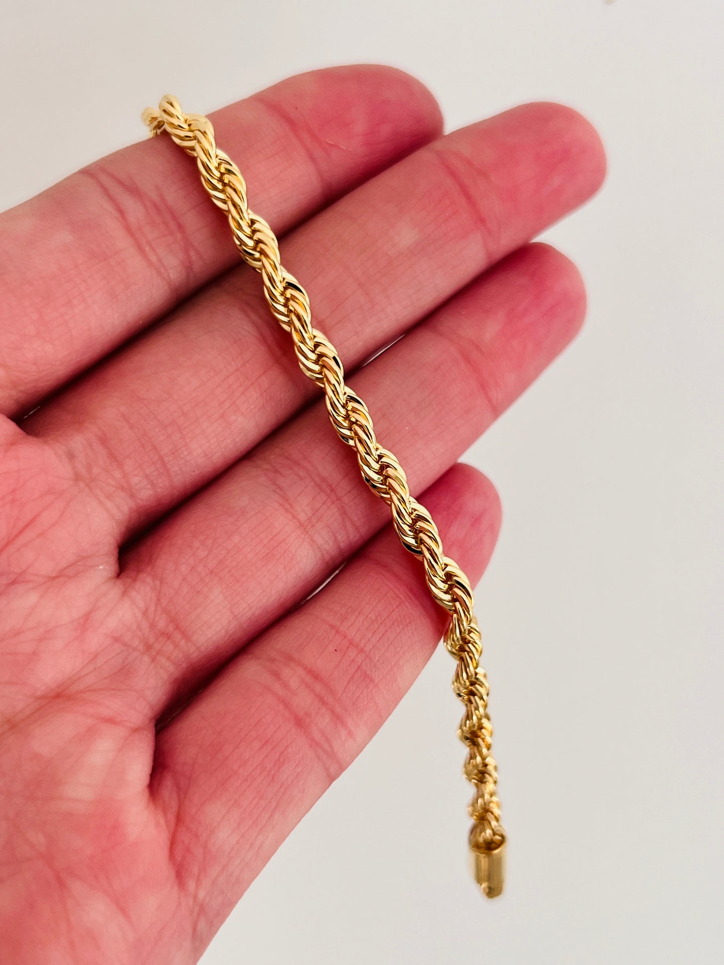 Gold Filled 4mm Rope Bracelet