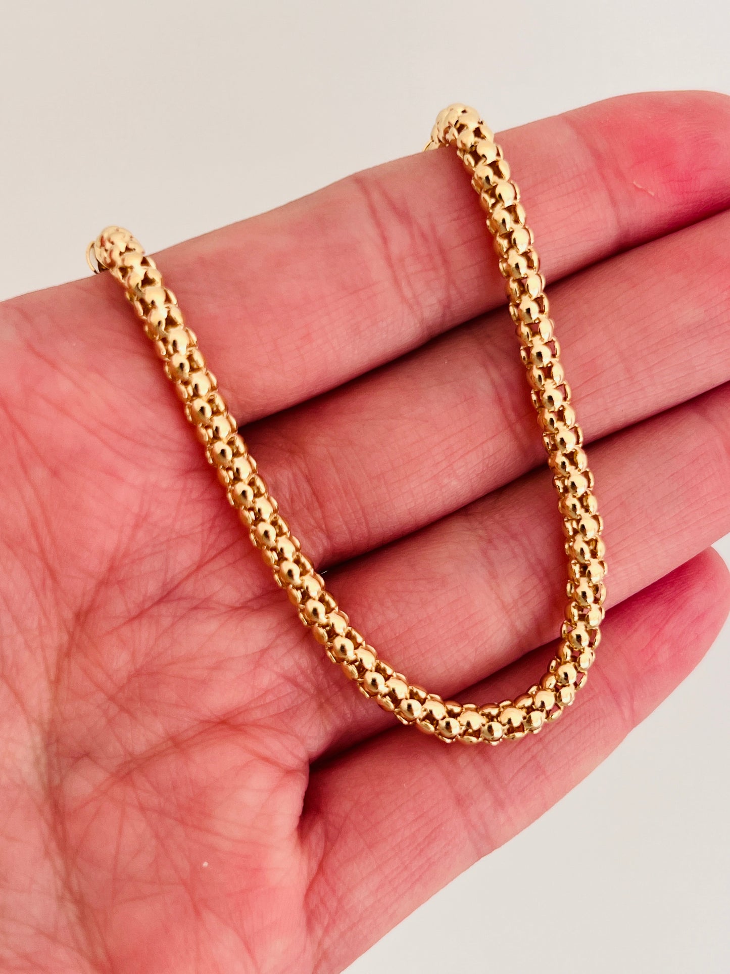 Gold Filled Popcorn Bracelet