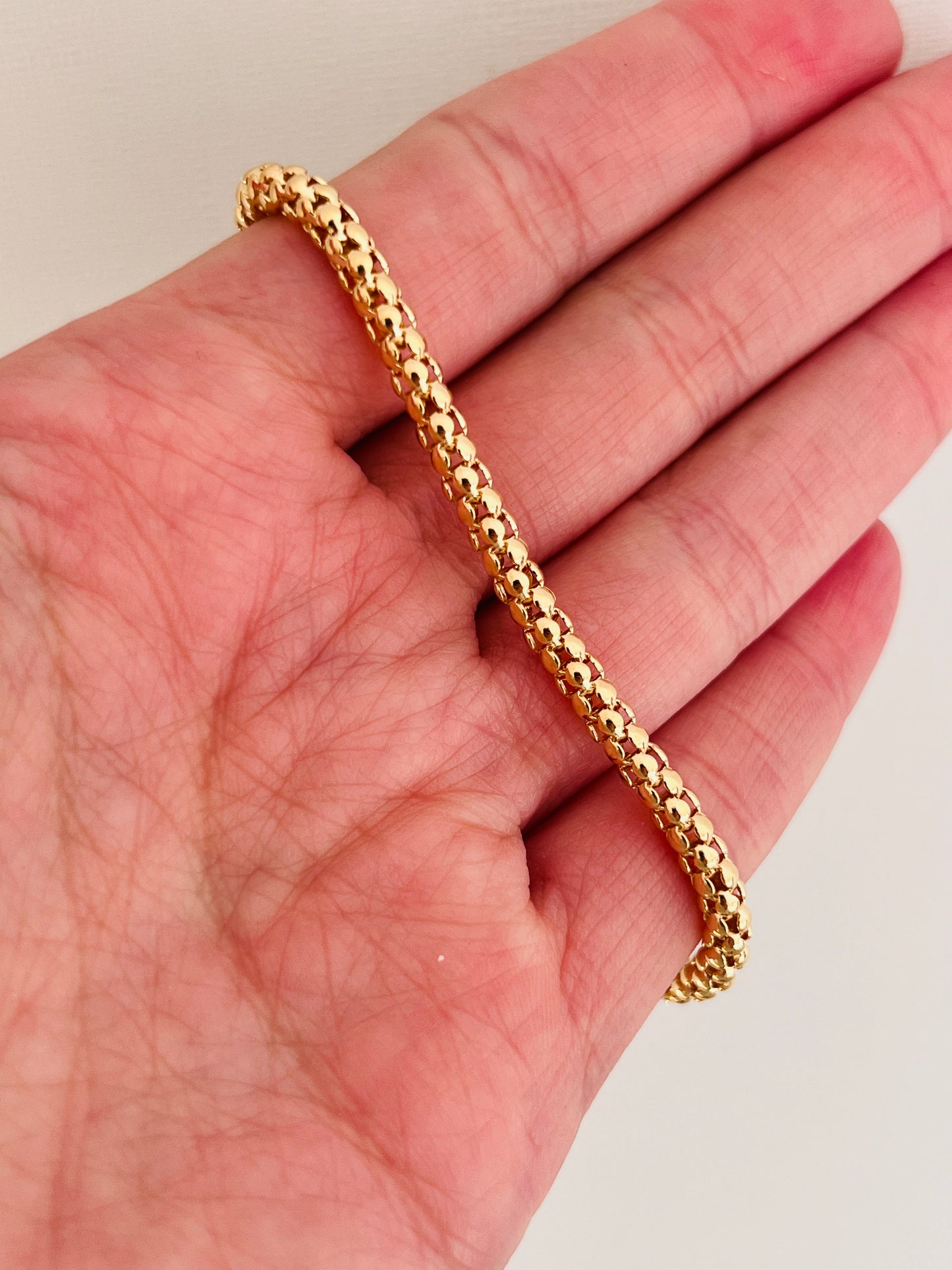 Gold Filled Popcorn Bracelet