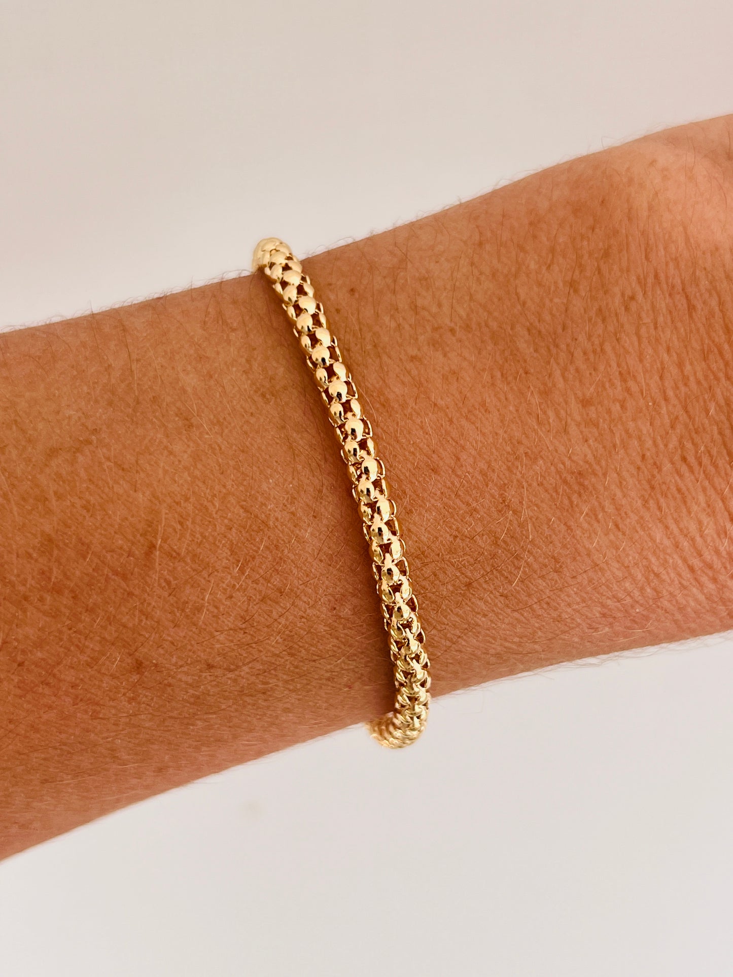 Gold Filled Popcorn Bracelet