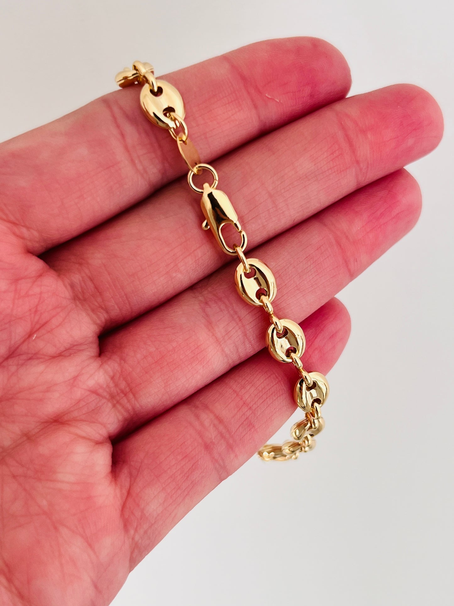 Gold Filled 6mm Puff Bracelet