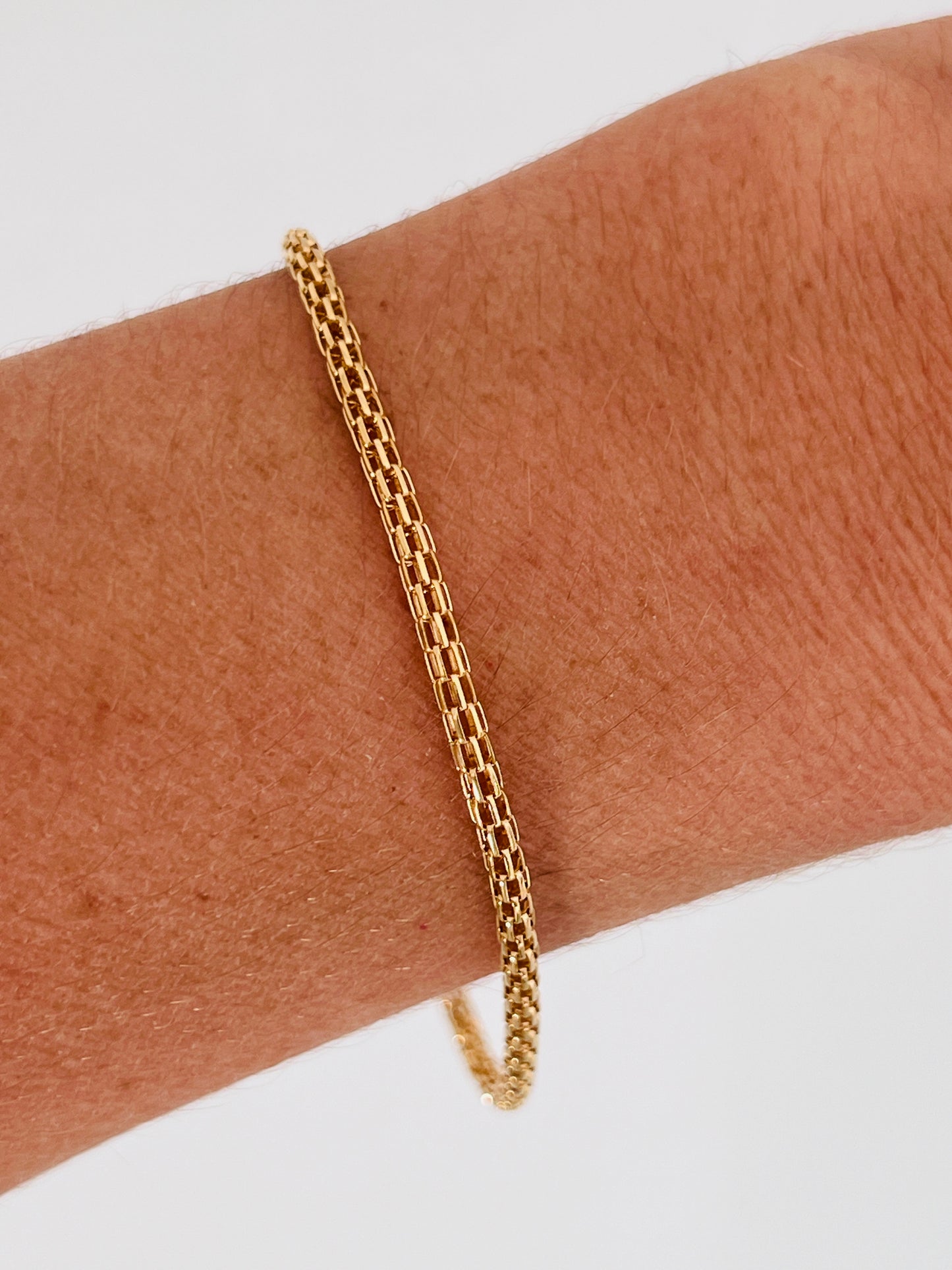 Gold Filled 2mm Mesh Bracelet