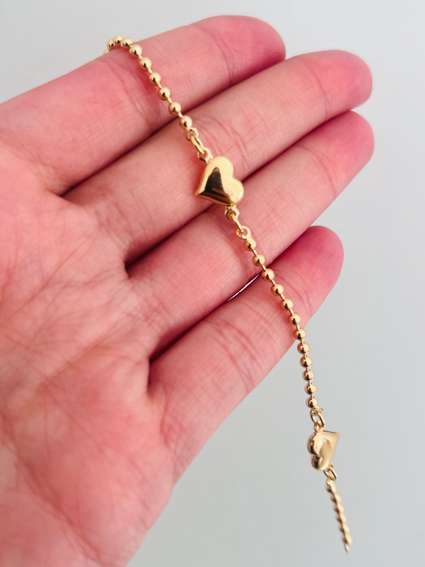 Gold Filled Heart Bracelet