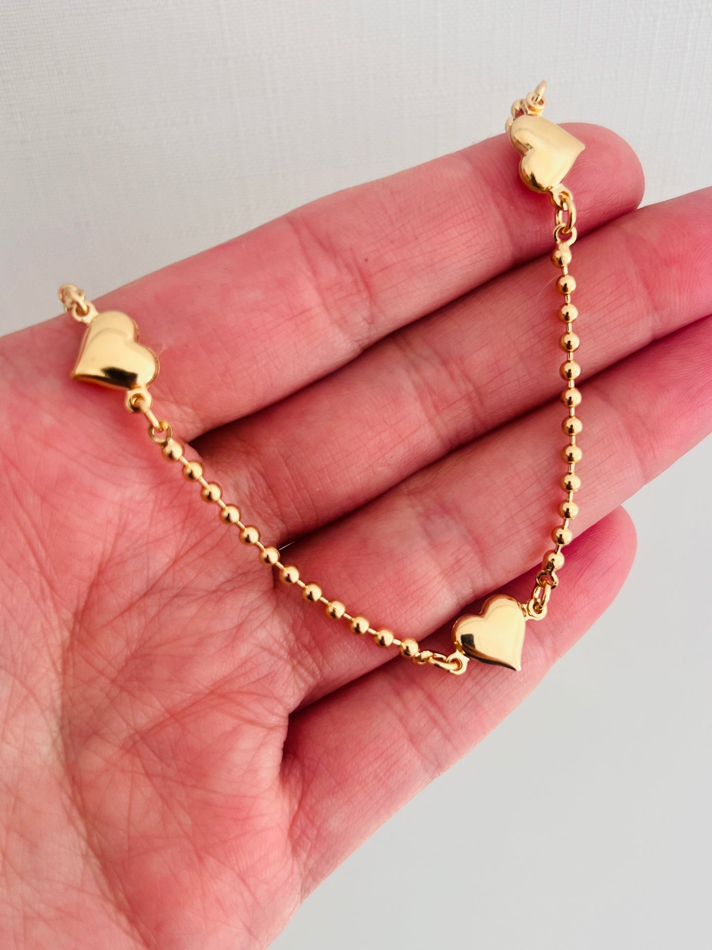 Gold Filled Heart Bracelet