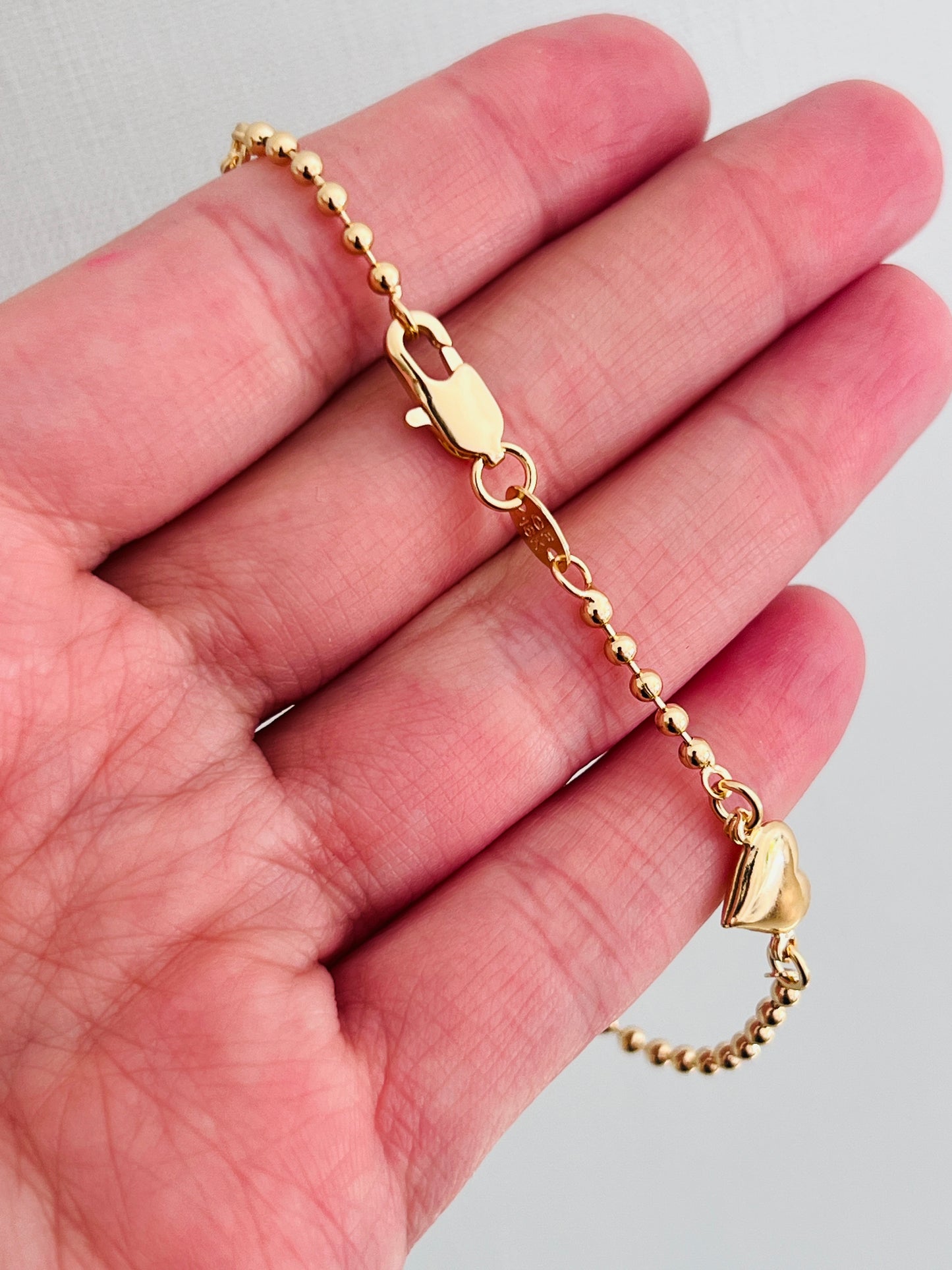 Gold Filled Heart Bracelet