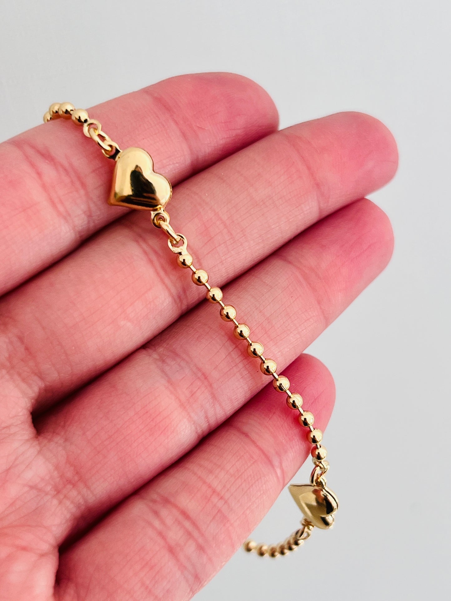 Gold Filled Heart Bracelet