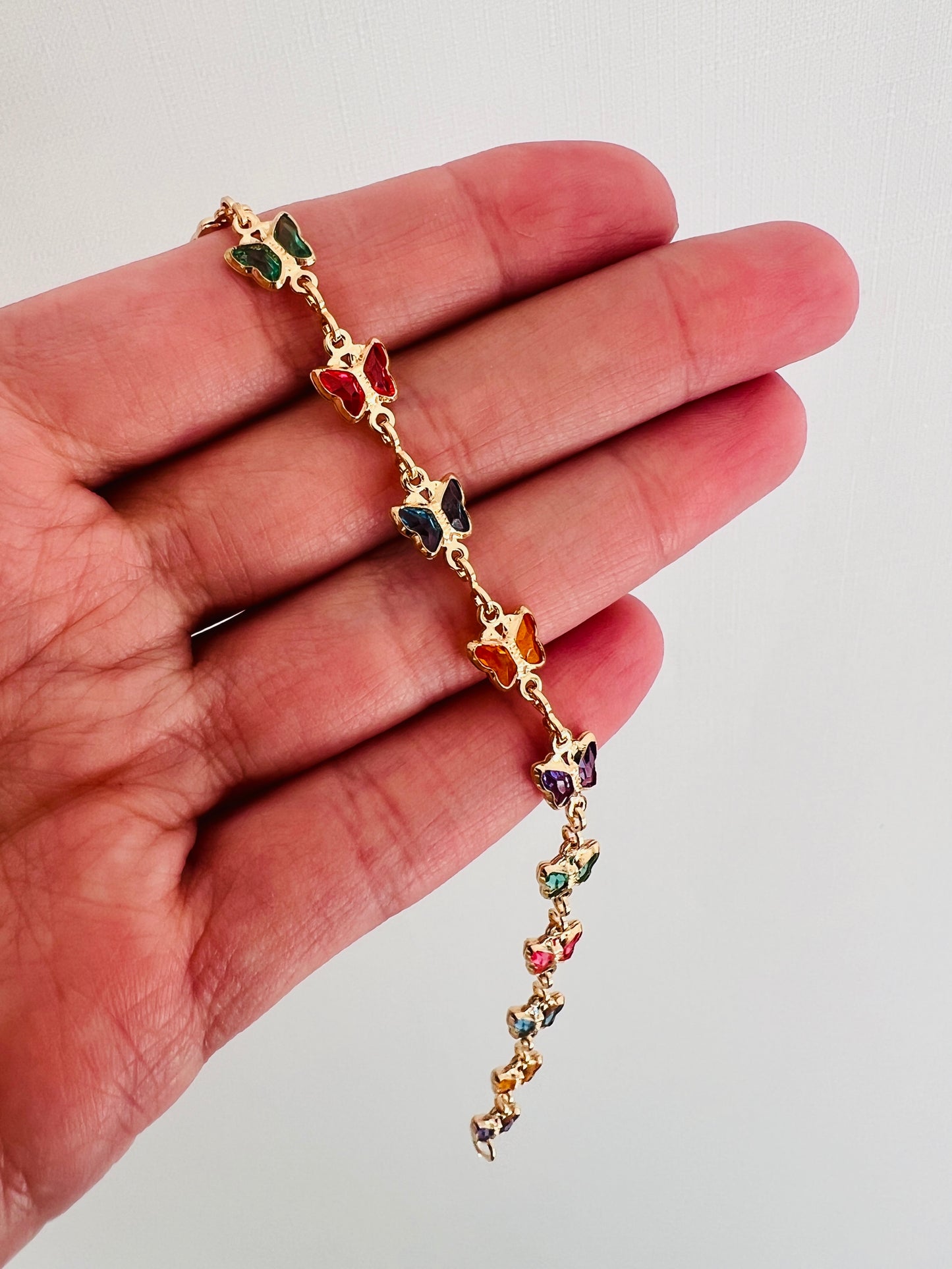 Gold Filled Butterfly Bracelet