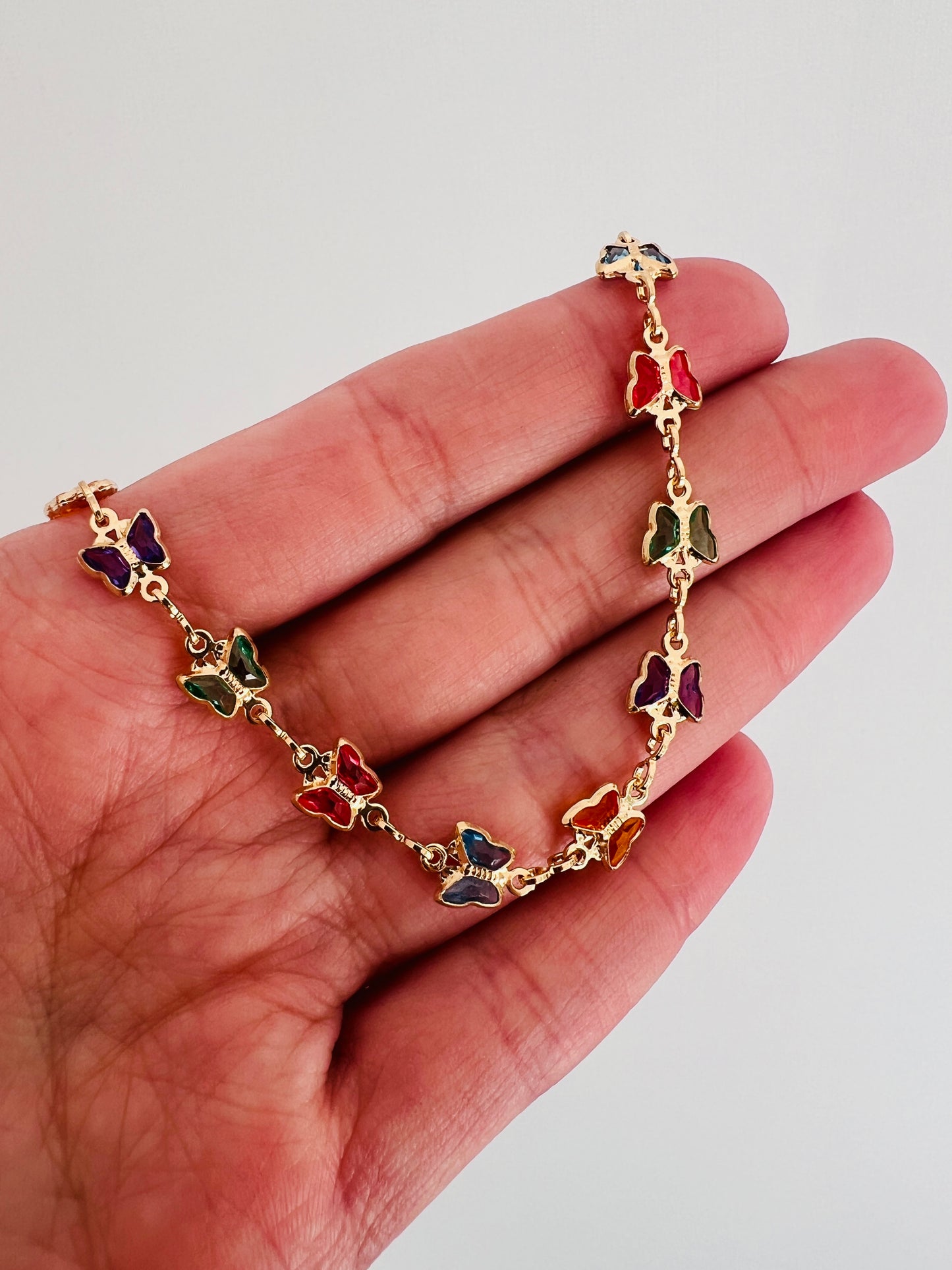 Gold Filled Butterfly Bracelet