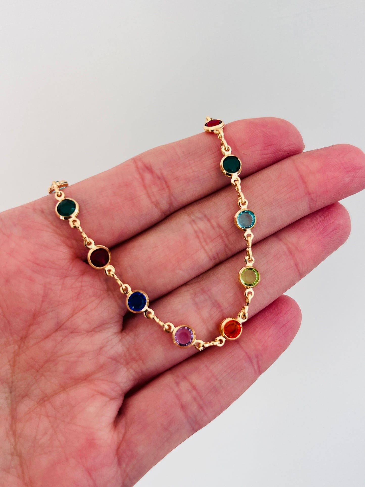 Gold Filled Gemstone Bracelet