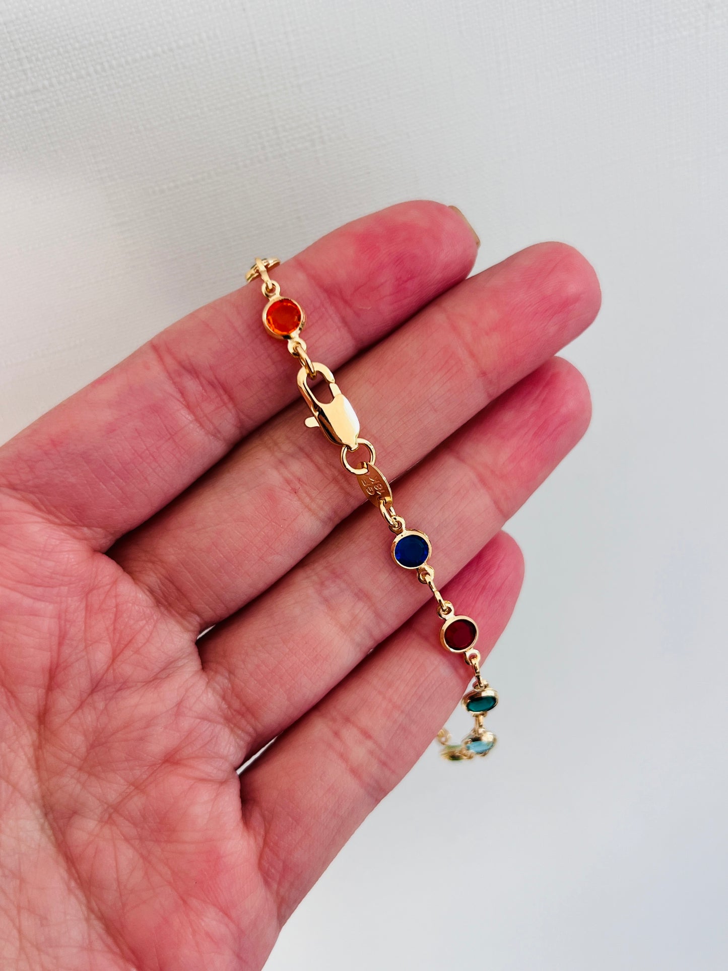 Gold Filled Gemstone Bracelet