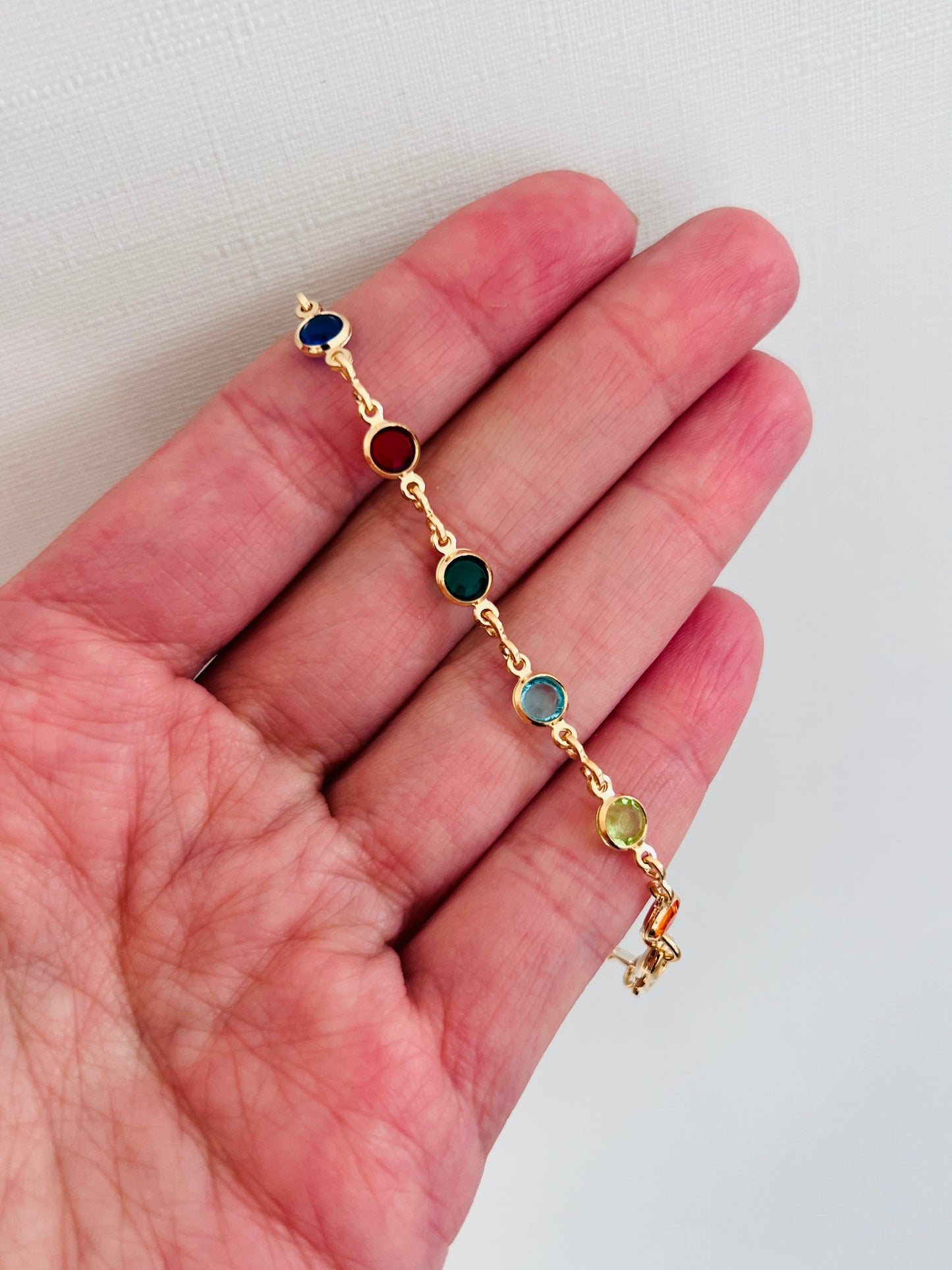 Gold Filled Gemstone Bracelet