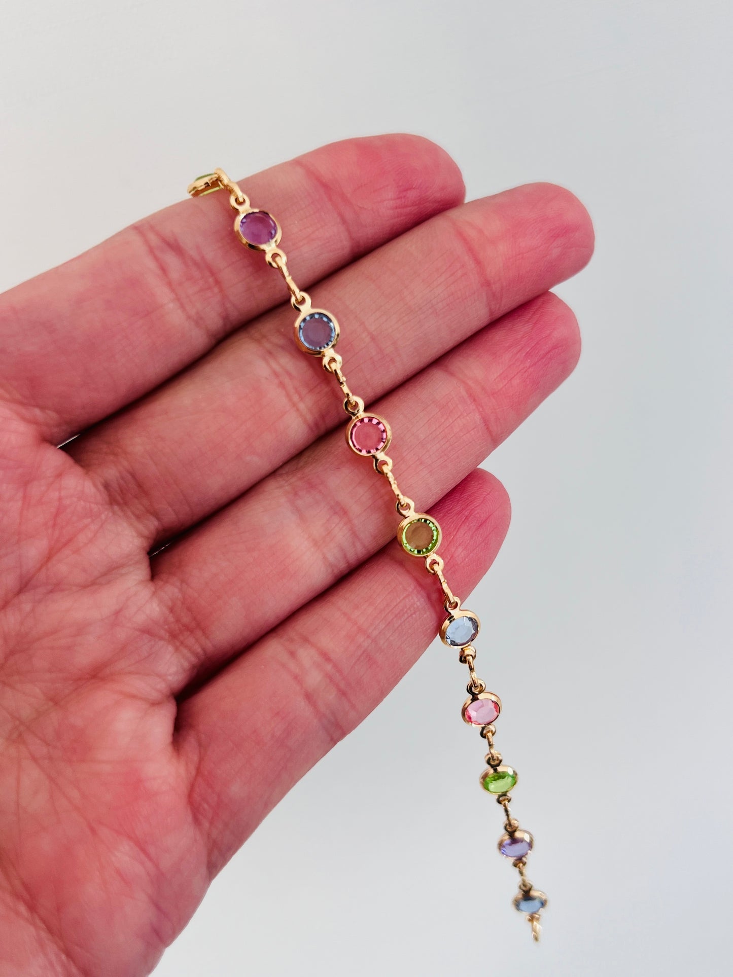 Gold Filled Gemstone Bracelet