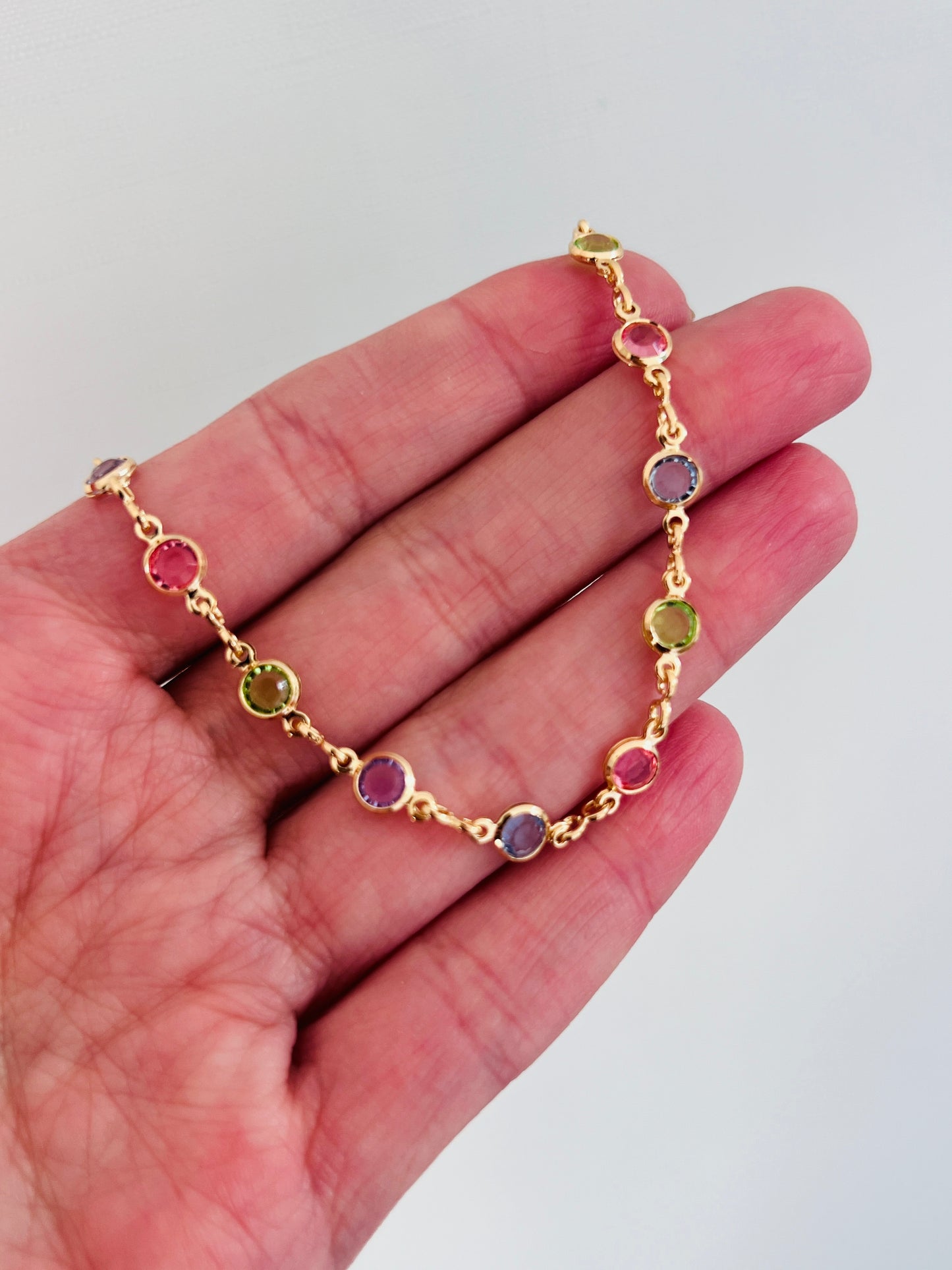 Gold Filled Gemstone Bracelet