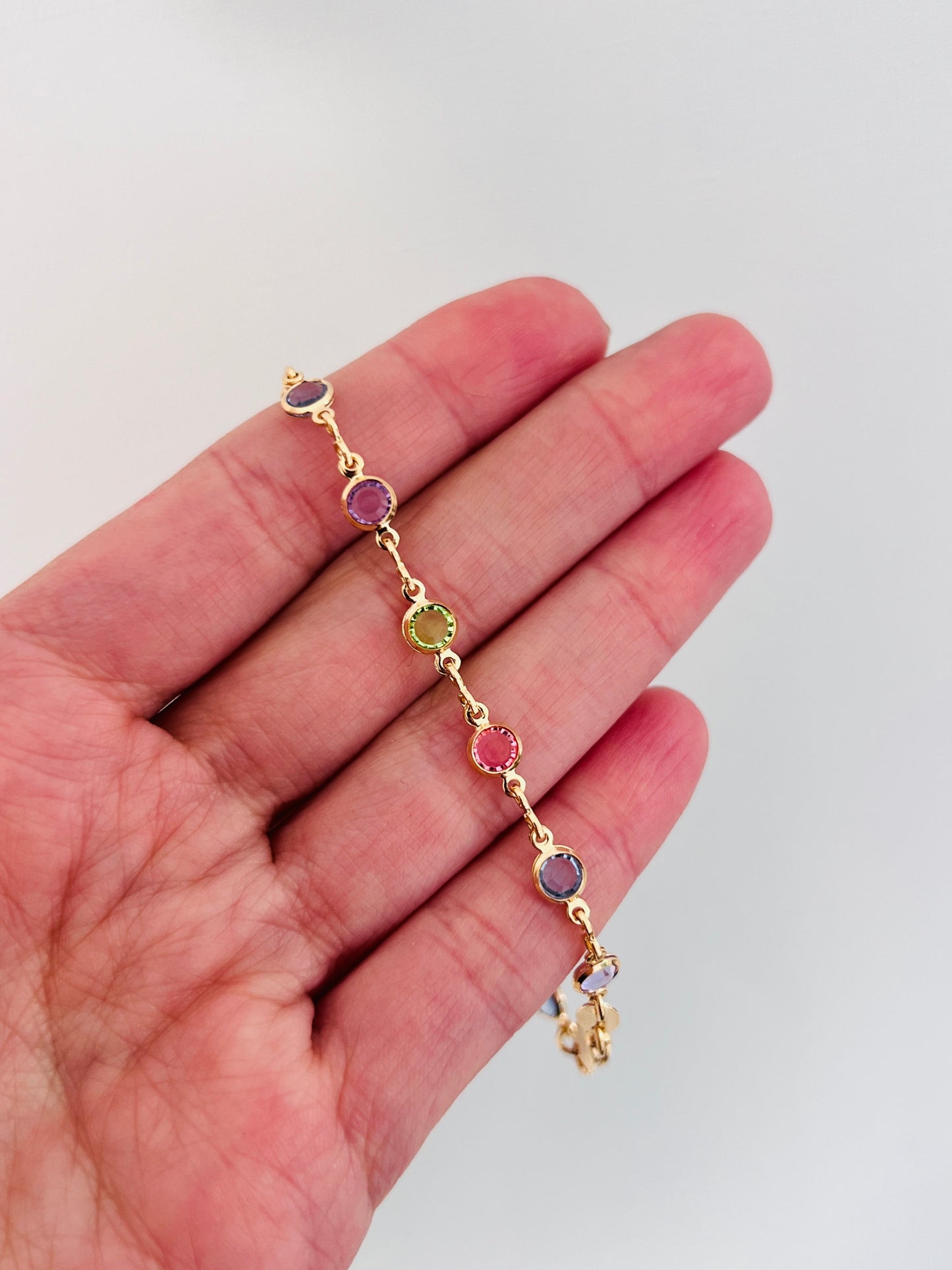 Gold Filled Gemstone Bracelet